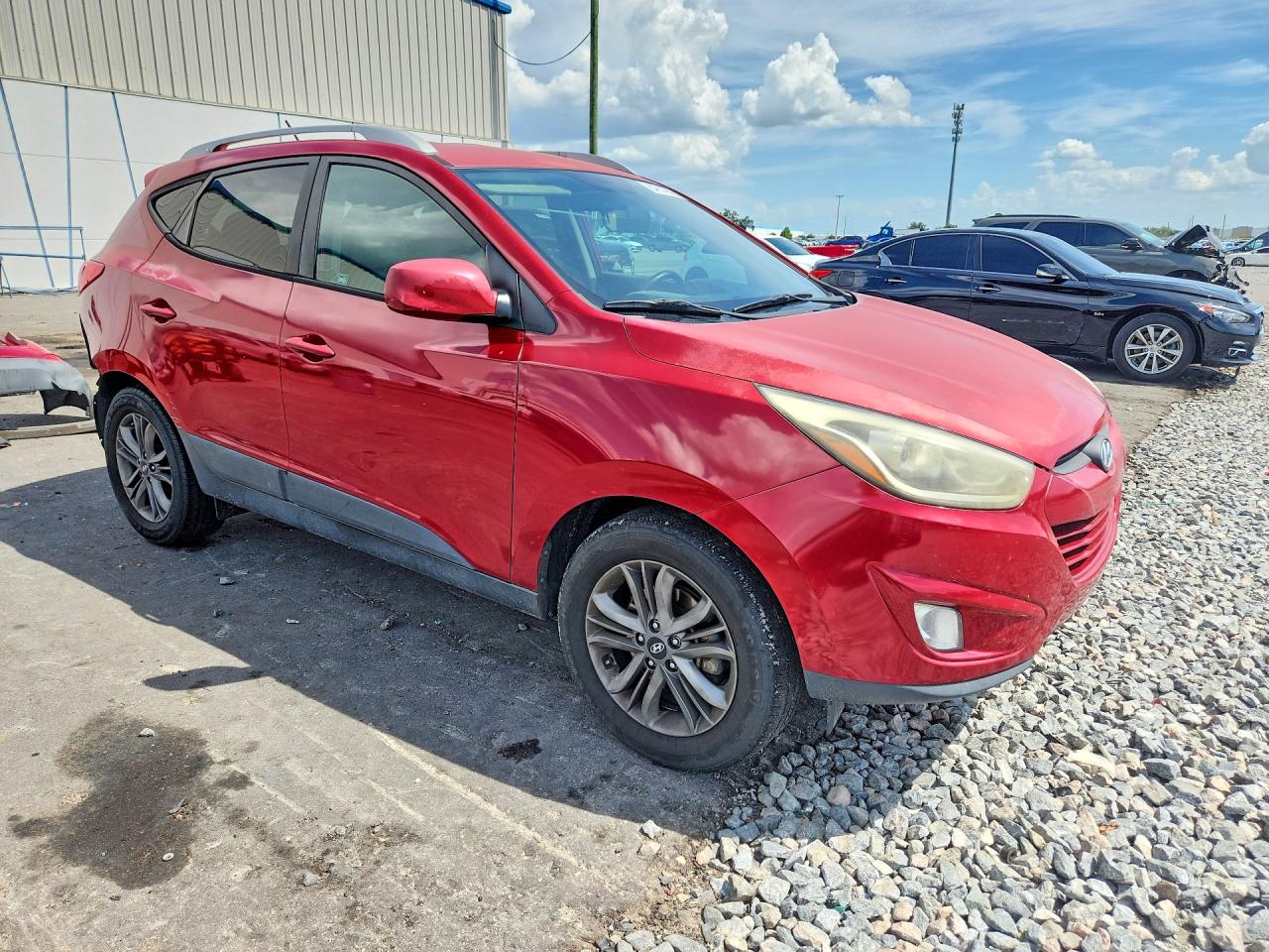 2015 Hyundai Tucson Se Red vin: KM8JU3AG2FU056055