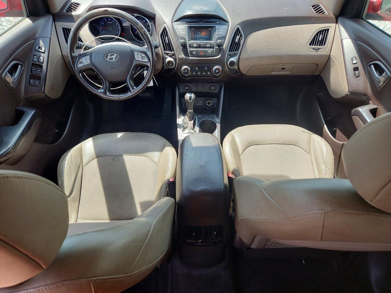 2015 Hyundai Tucson Se Red vin: KM8JU3AG2FU056055