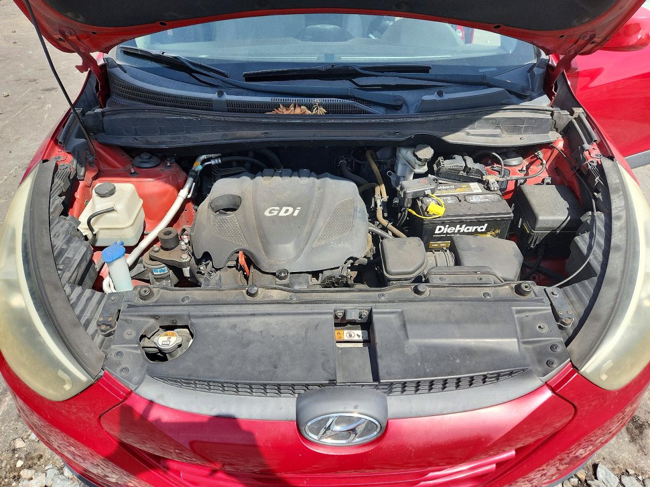 2015 Hyundai Tucson Se Red vin: KM8JU3AG2FU056055