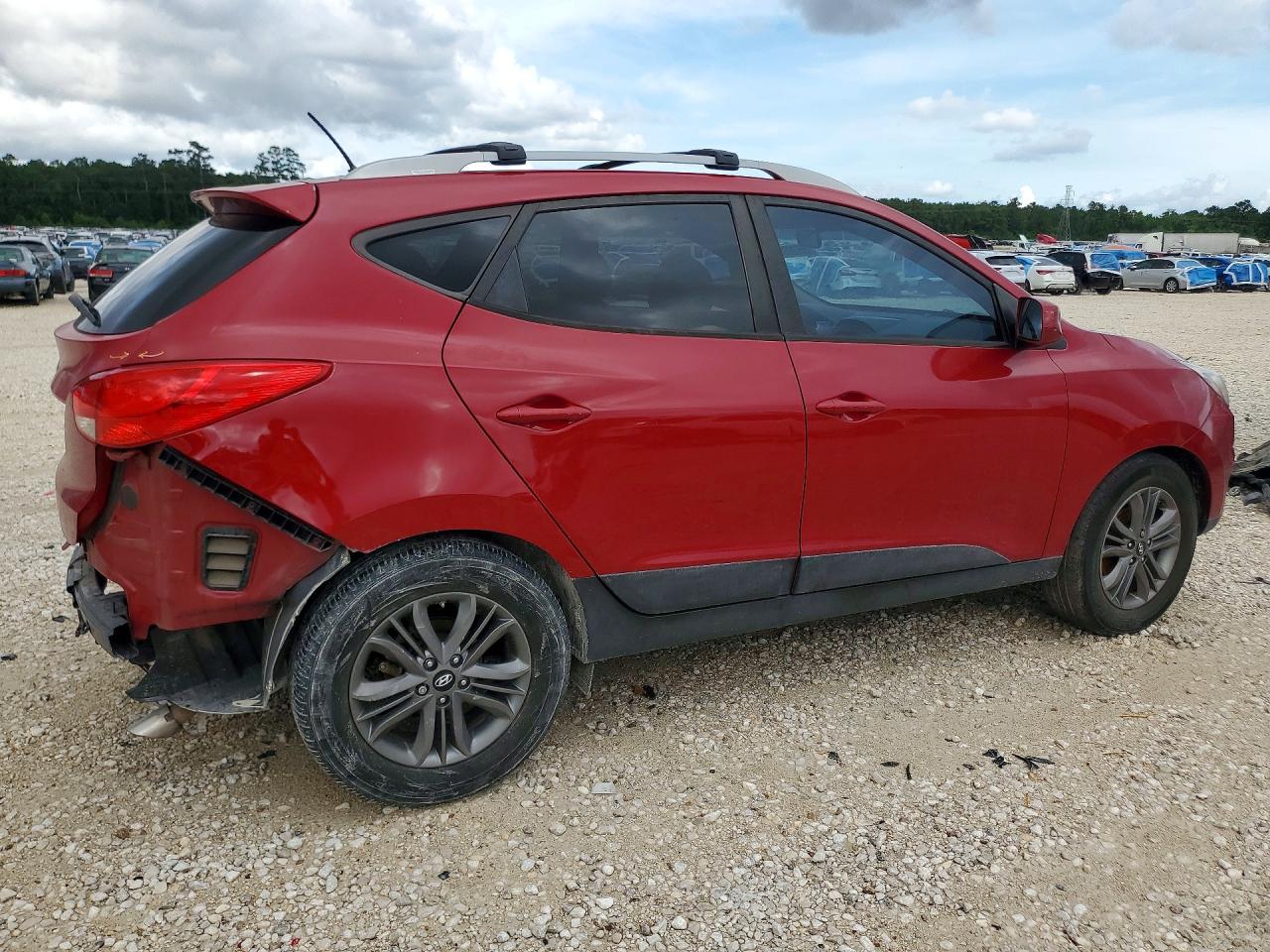2015 Hyundai Tucson Se Red vin: KM8JU3AG2FU100572
