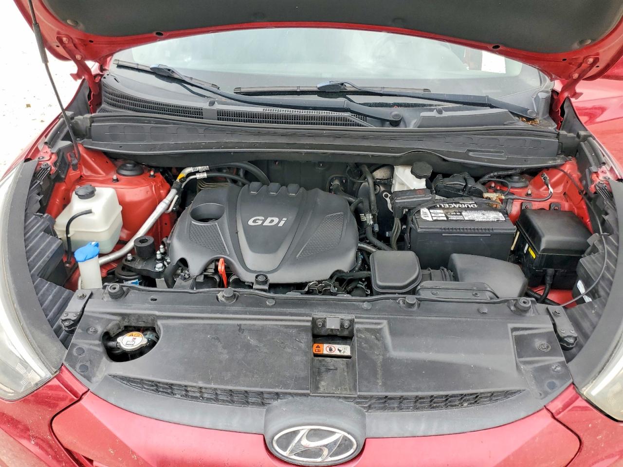 2015 Hyundai Tucson Se Red vin: KM8JU3AG2FU100572