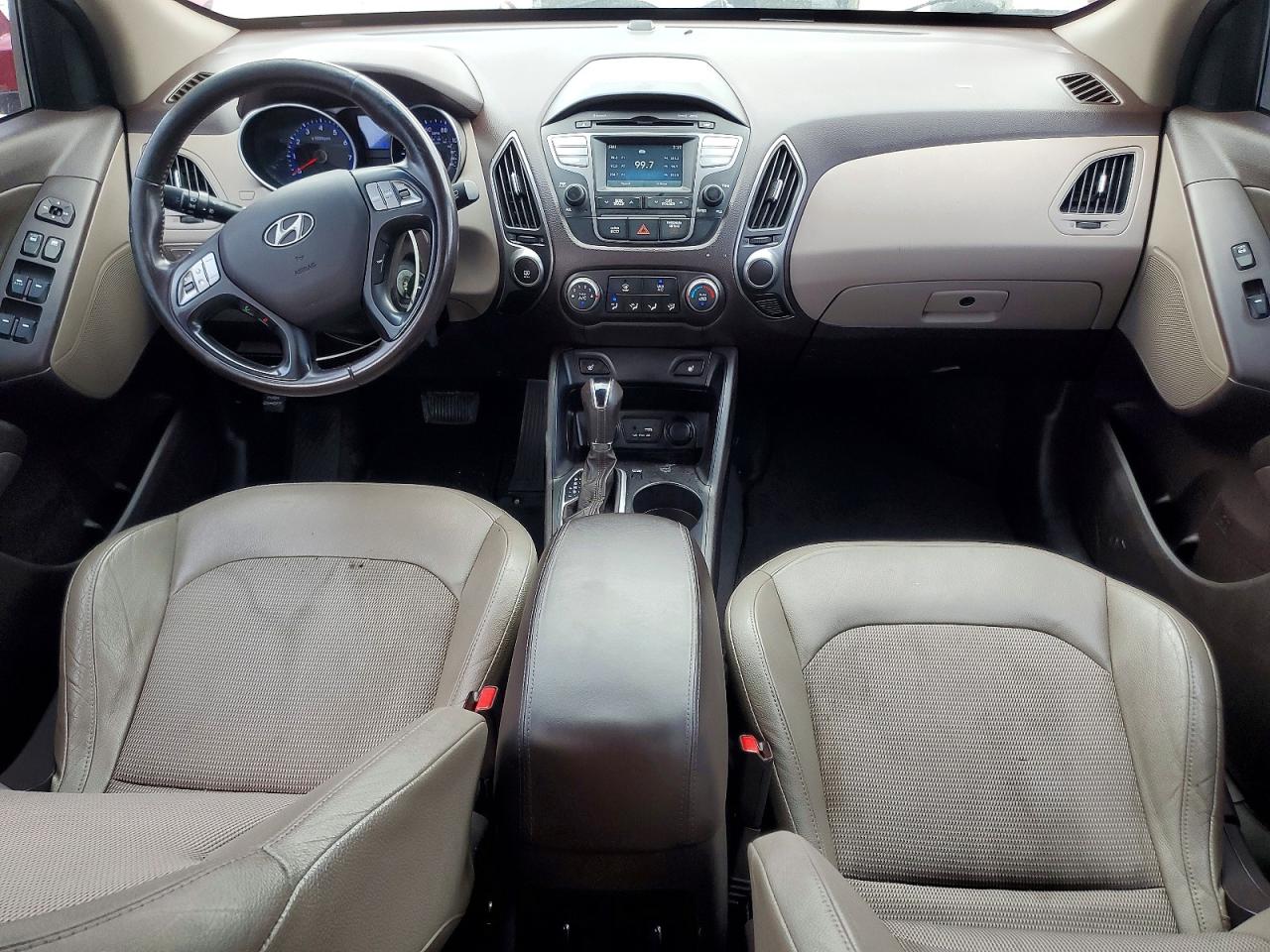 2015 Hyundai Tucson Se Red vin: KM8JU3AG2FU100572
