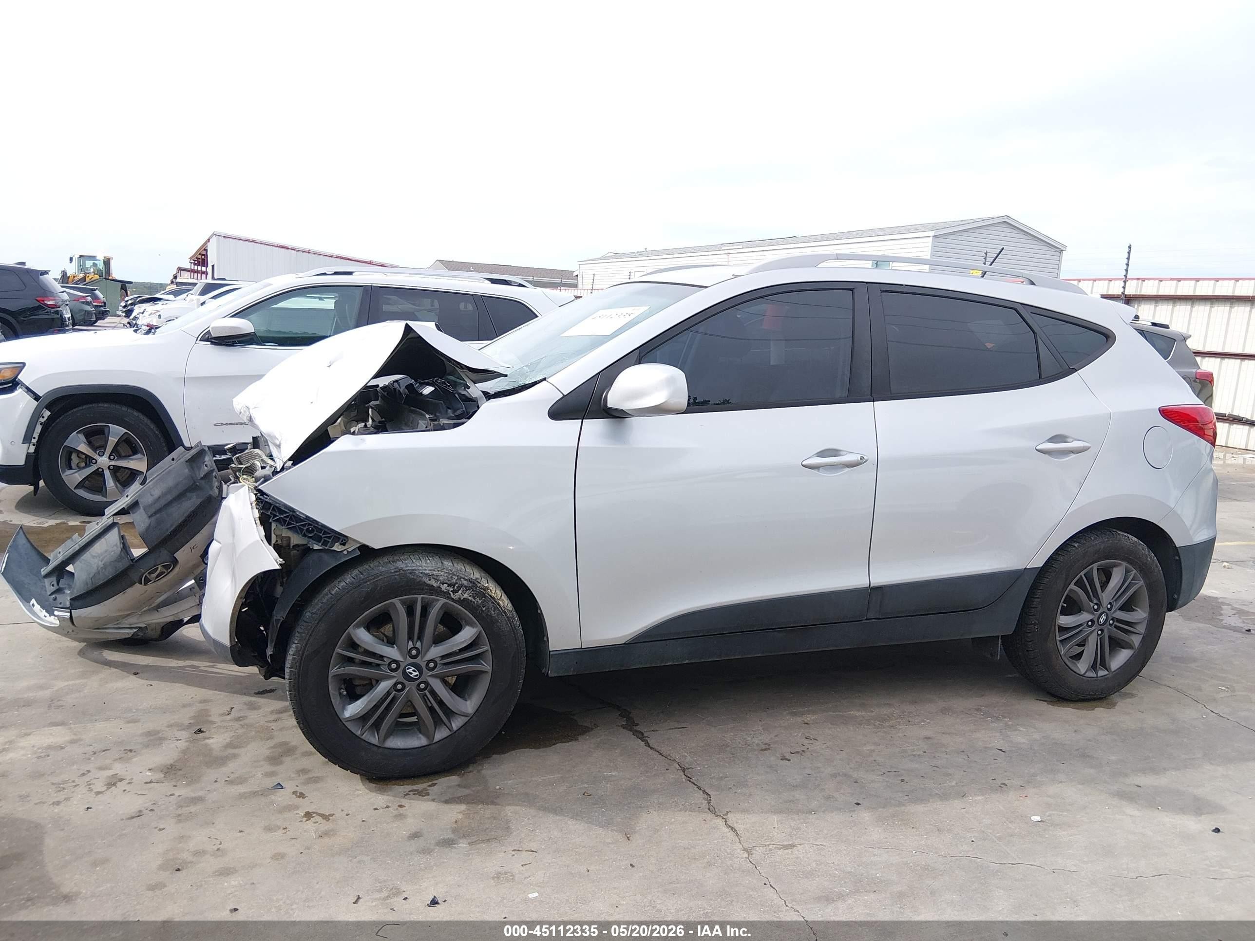 2015 Hyundai Tucson Se Silver vin: KM8JU3AG2FU975005