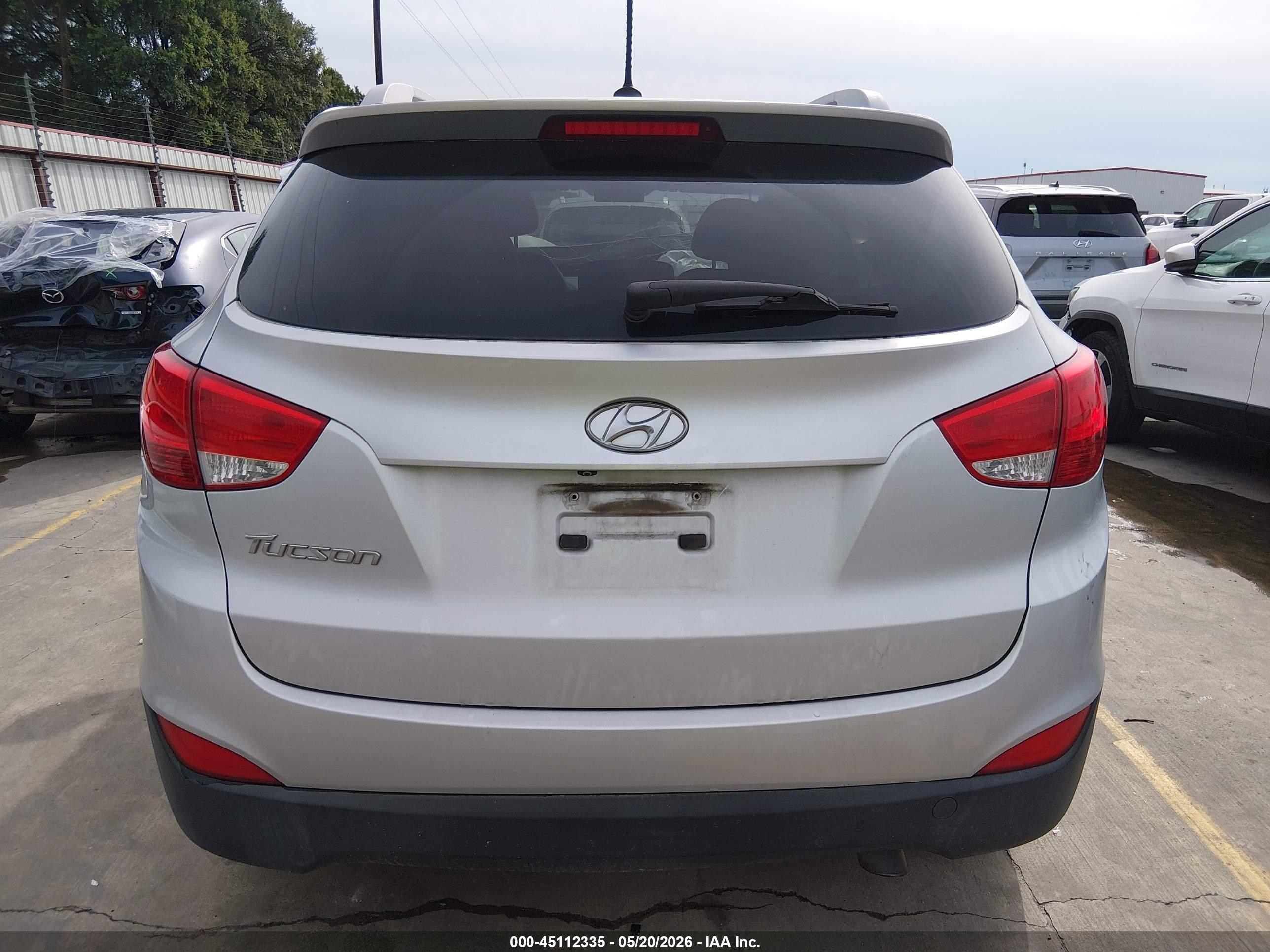 2015 Hyundai Tucson Se Silver vin: KM8JU3AG2FU975005