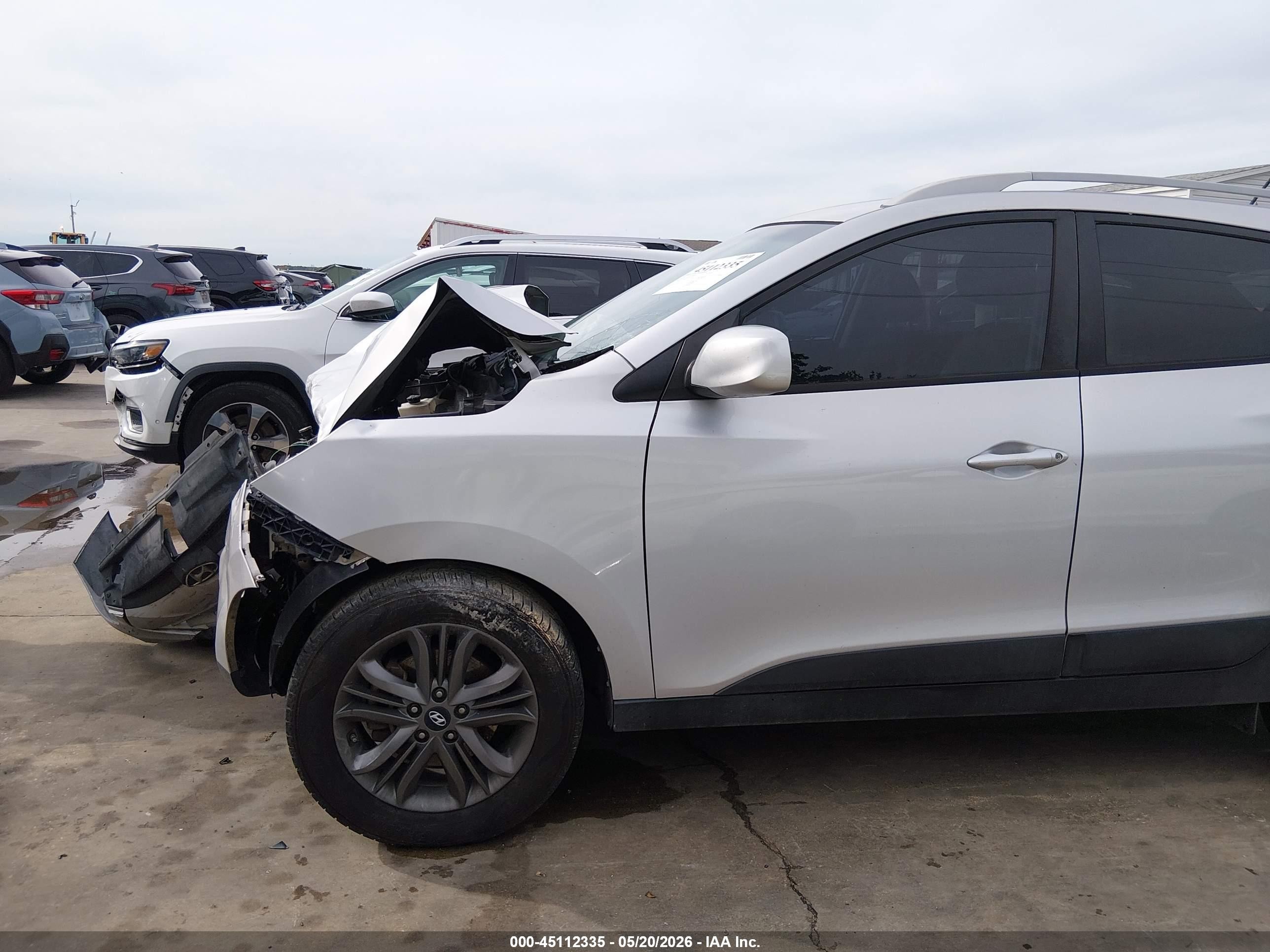 2015 Hyundai Tucson Se Silver vin: KM8JU3AG2FU975005