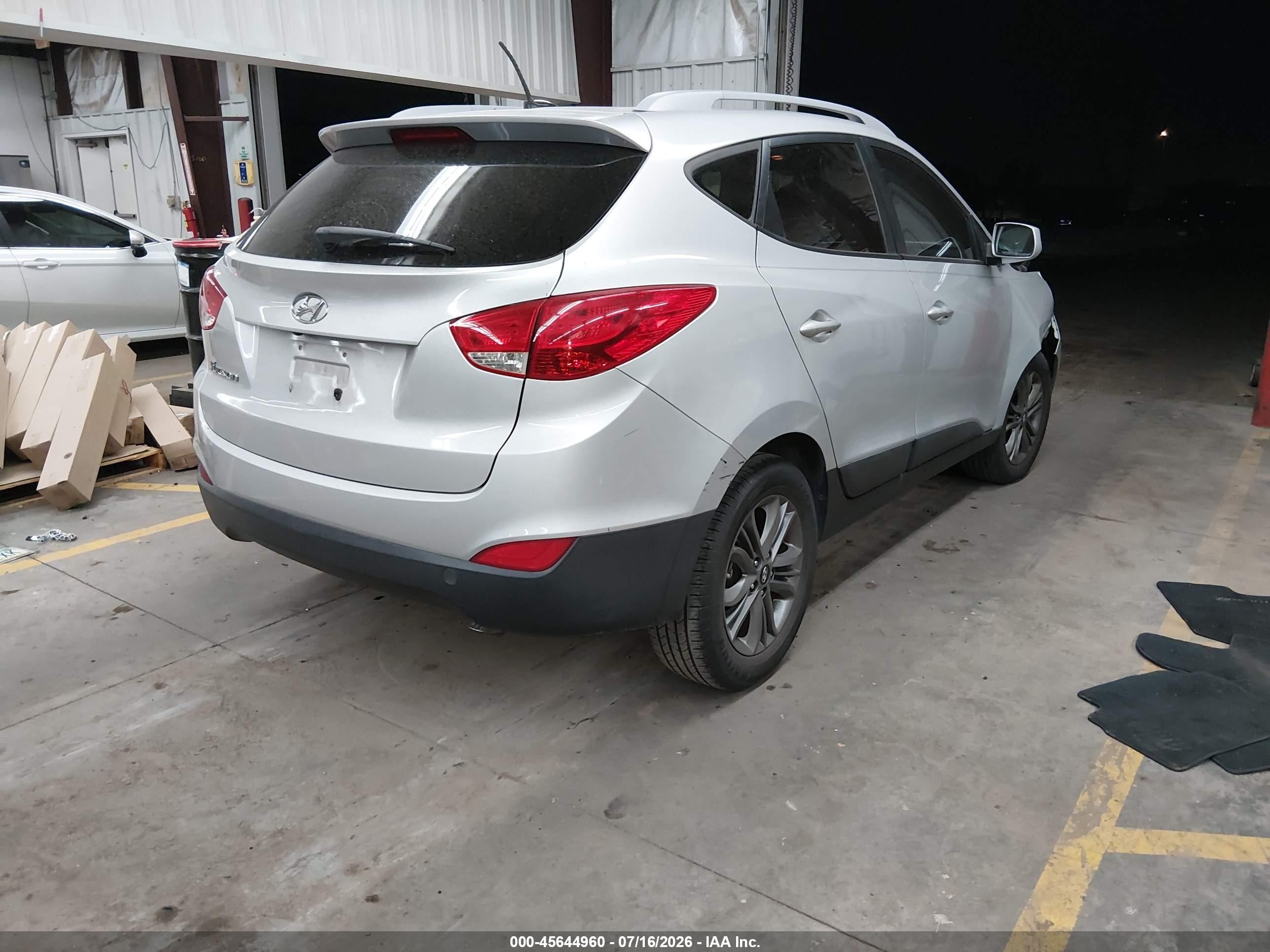 2015 Hyundai Tucson Se Silver vin: KM8JU3AG2FU979149