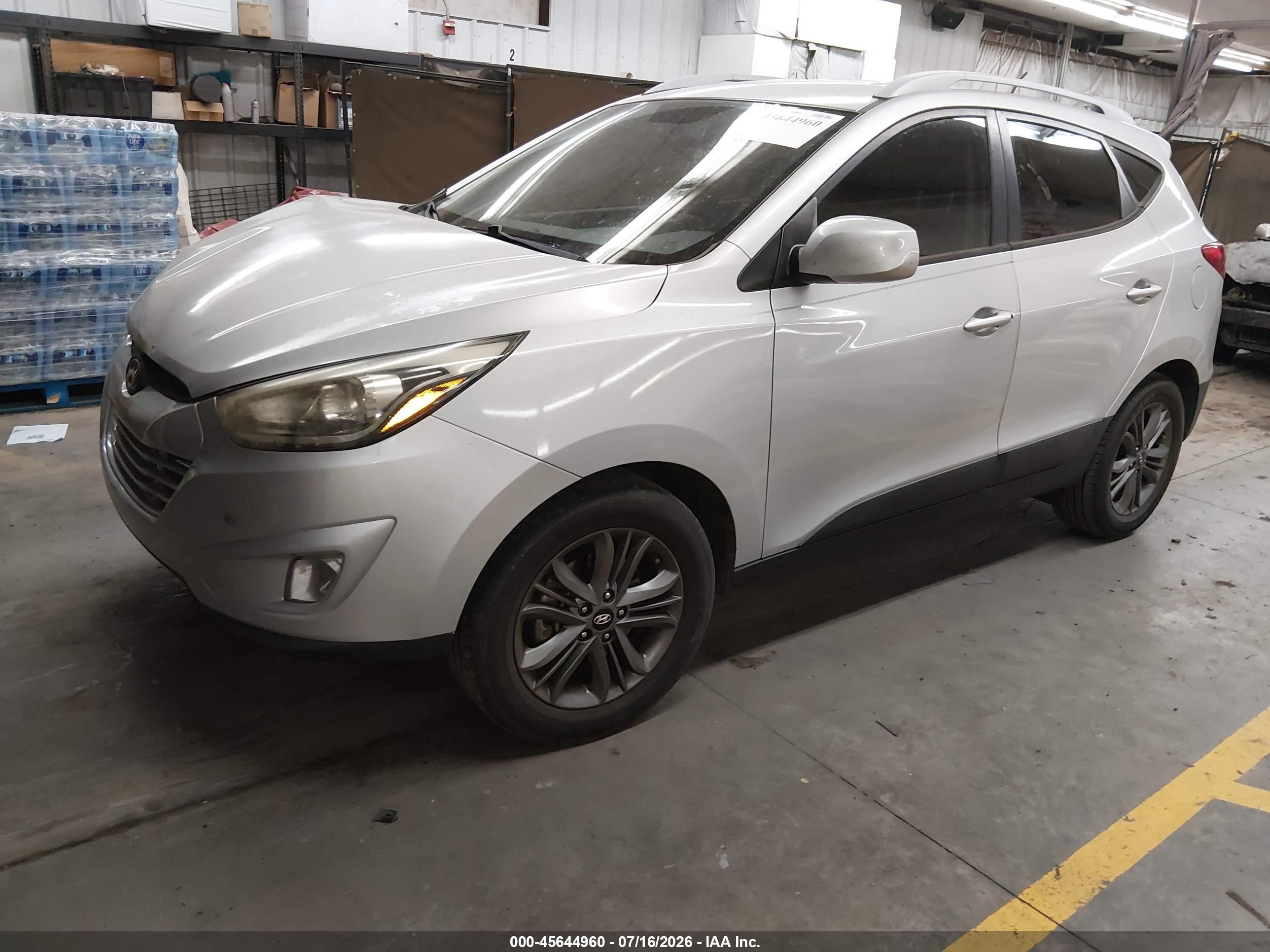 2015 Hyundai Tucson Se Silver vin: KM8JU3AG2FU979149