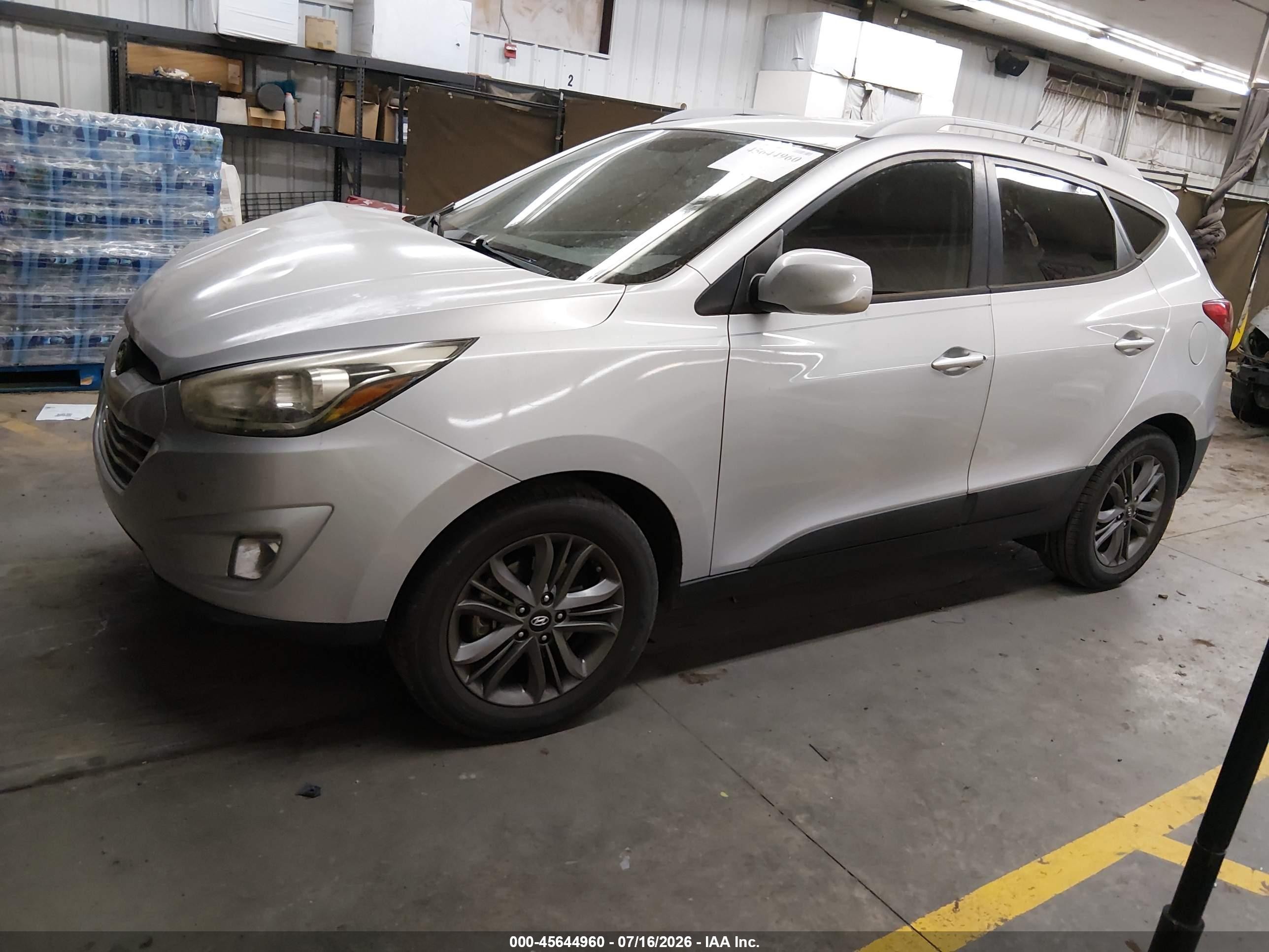 2015 Hyundai Tucson Se Silver vin: KM8JU3AG2FU979149