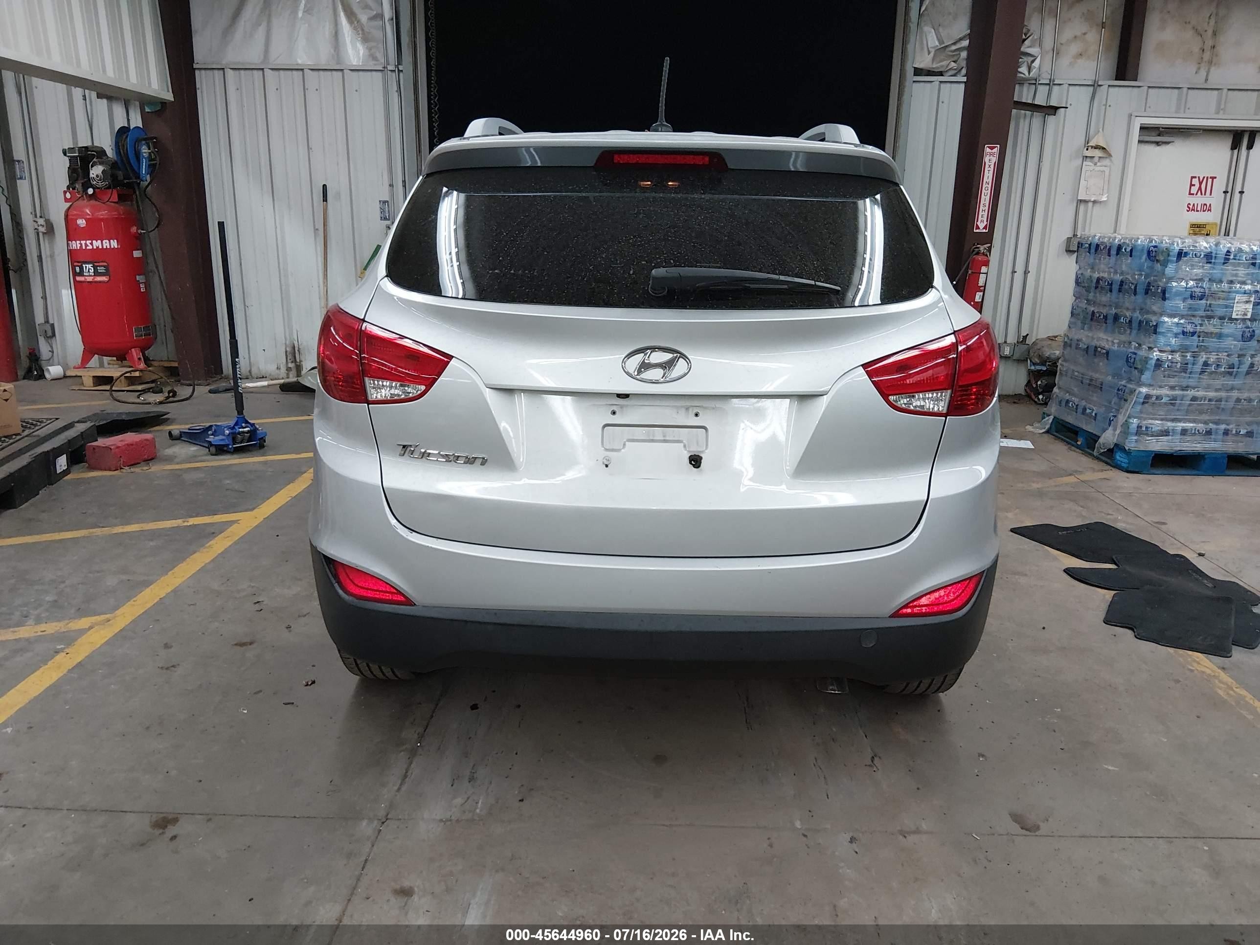 2015 Hyundai Tucson Se Silver vin: KM8JU3AG2FU979149