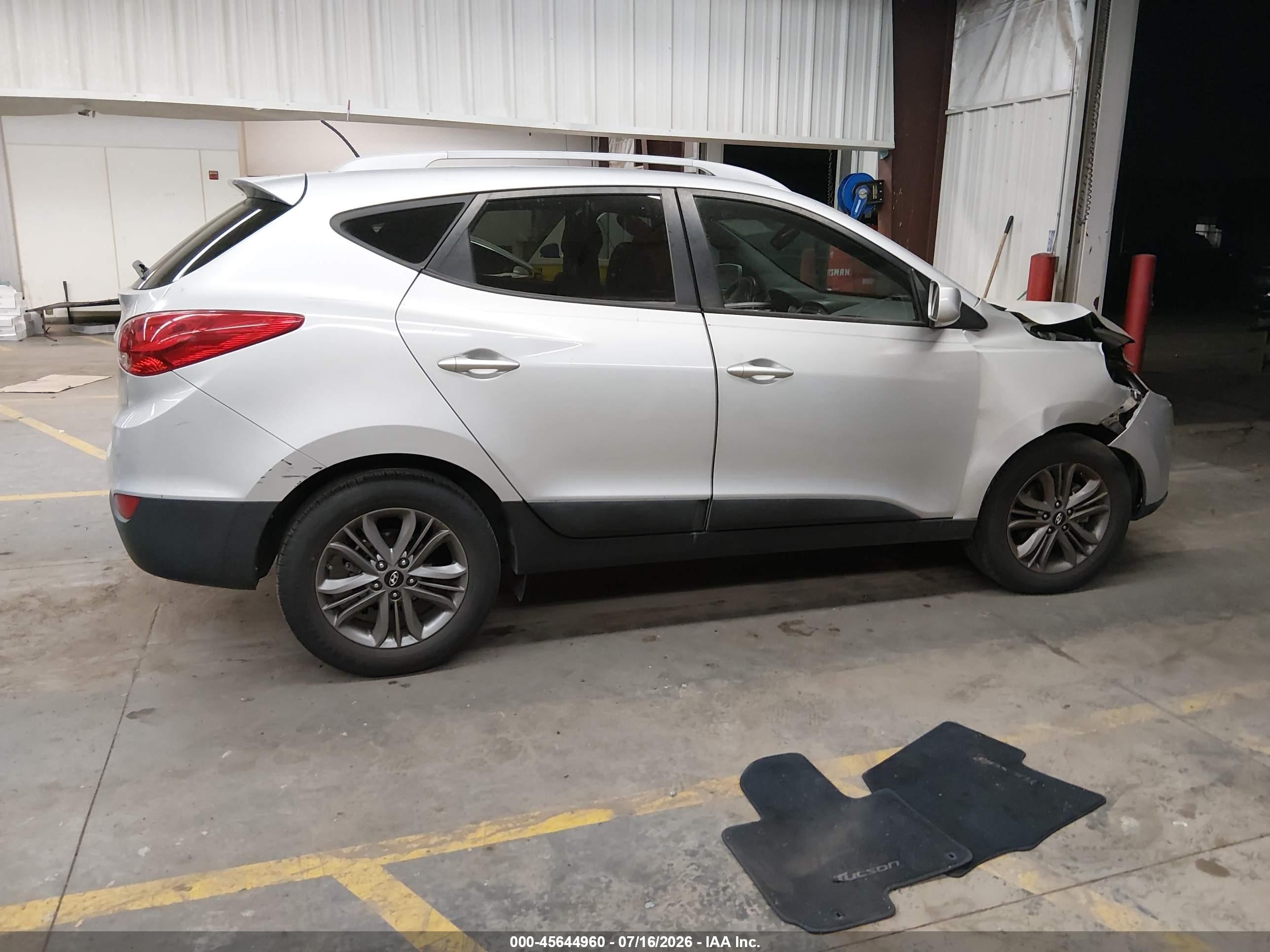 2015 Hyundai Tucson Se Silver vin: KM8JU3AG2FU979149