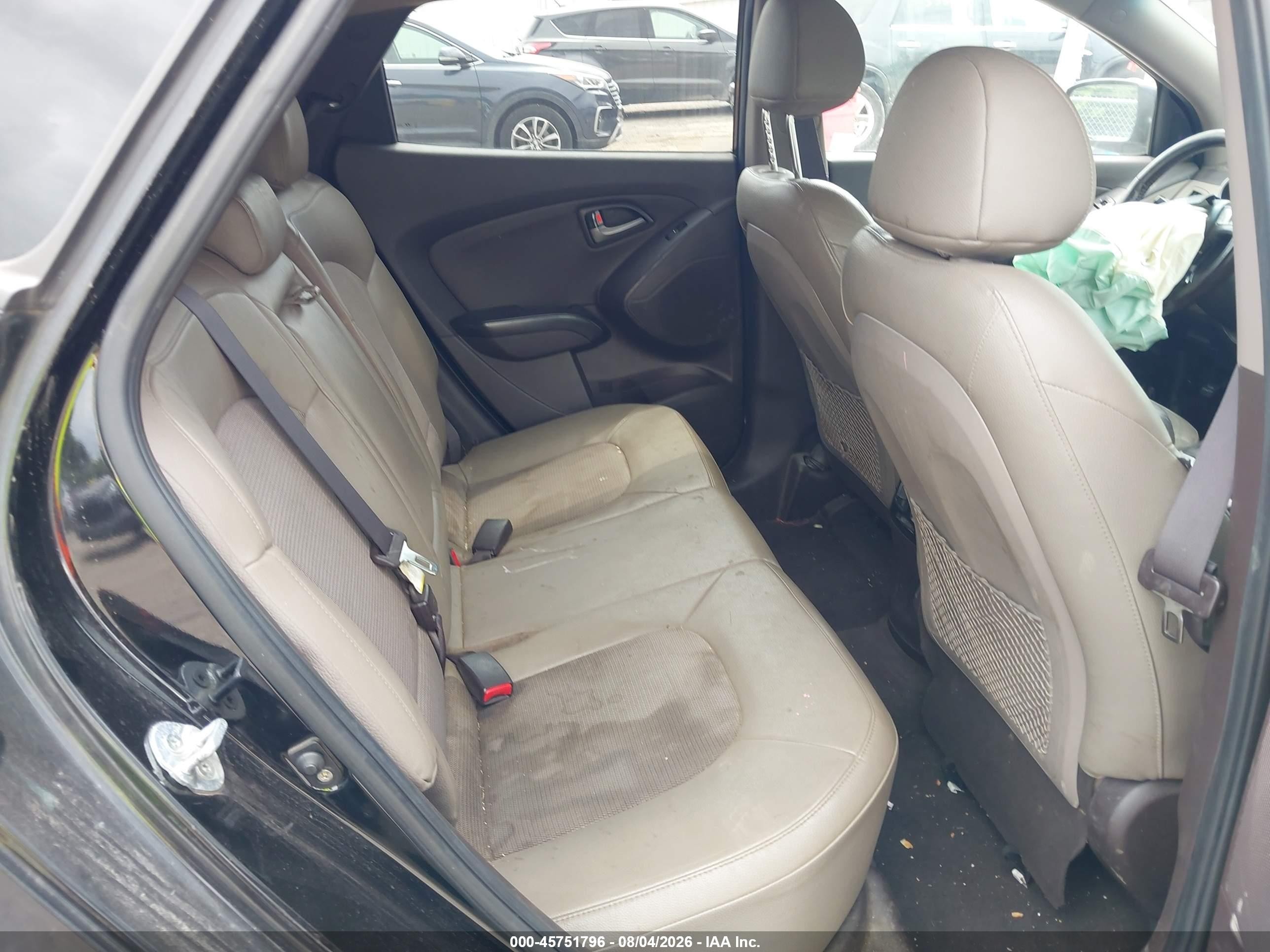 2015 Hyundai Tucson Se Черный vin: KM8JU3AG2FU980169