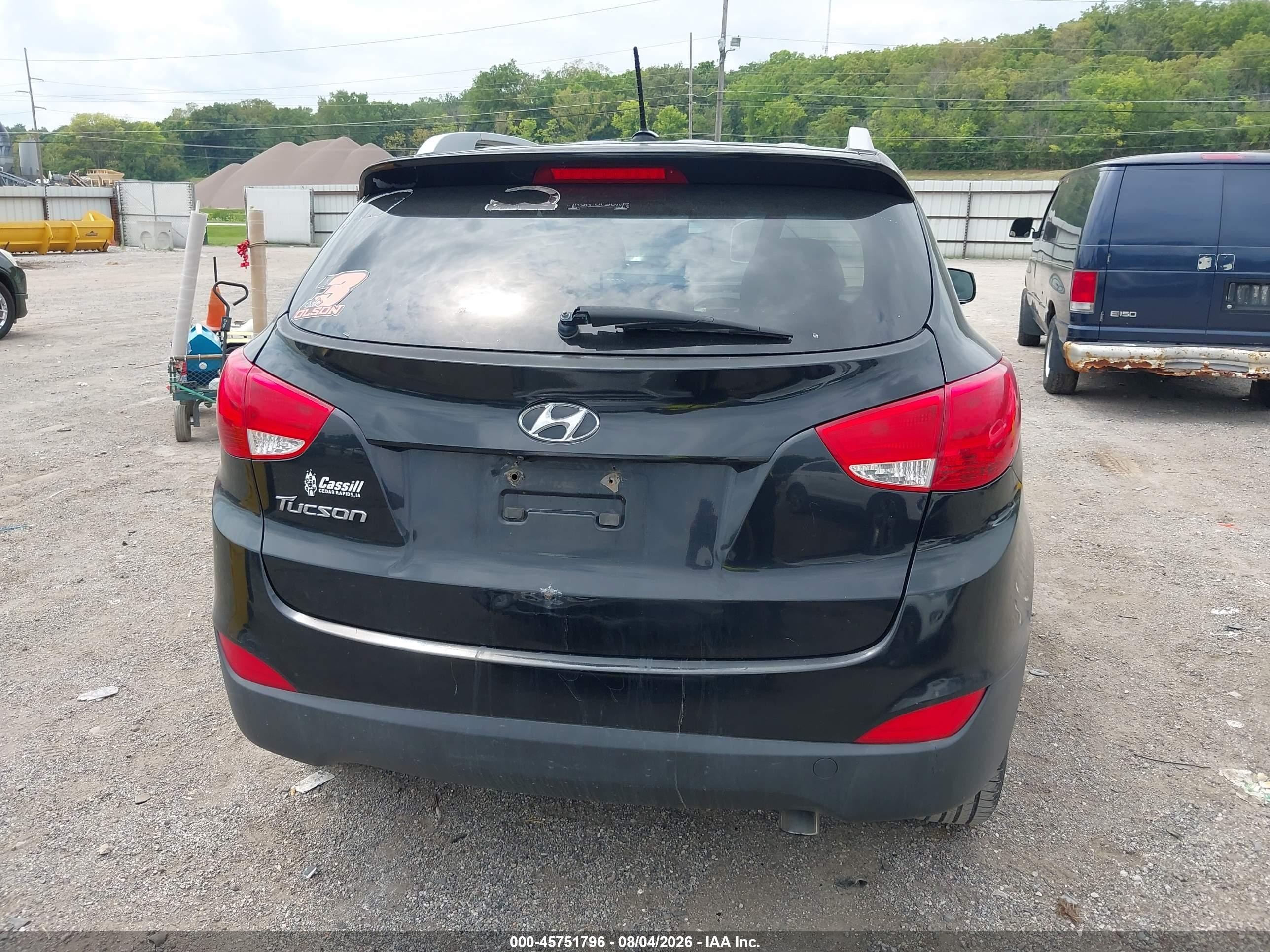 2015 Hyundai Tucson Se Черный vin: KM8JU3AG2FU980169