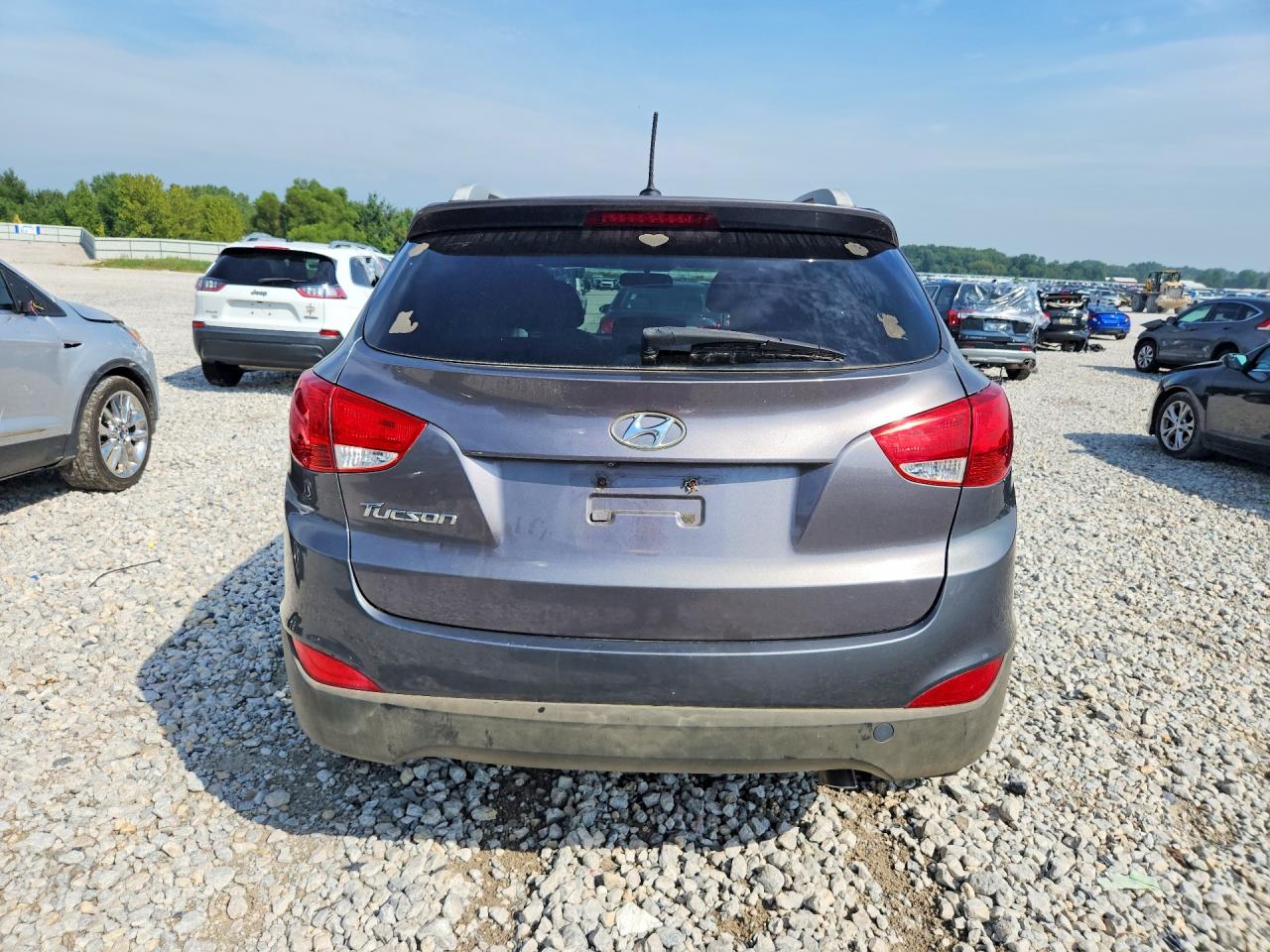 2015 Hyundai Tucson Se Gray vin: KM8JU3AG2FU997733