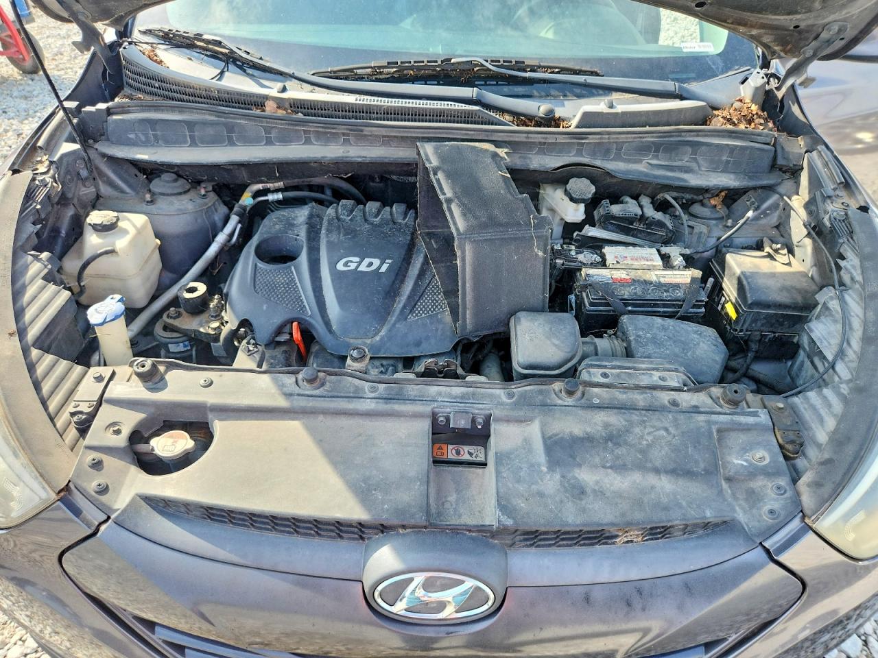 2015 Hyundai Tucson Se Gray vin: KM8JU3AG2FU997733