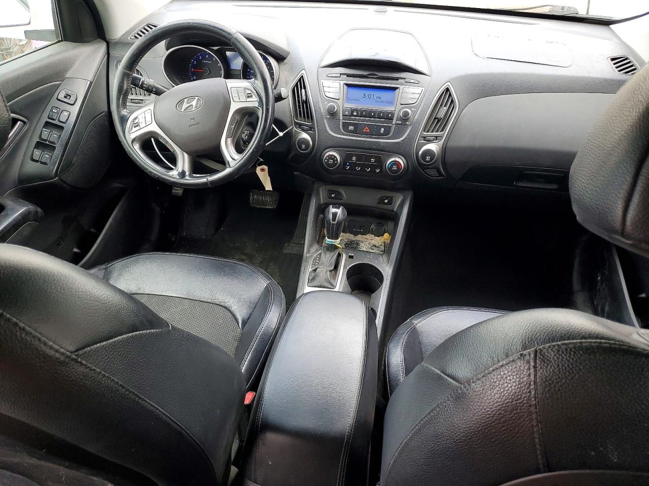 2014 Hyundai Tucson White vin: KM8JU3AG3EU791190