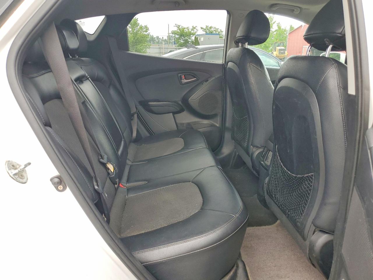 2014 Hyundai Tucson White vin: KM8JU3AG3EU791190