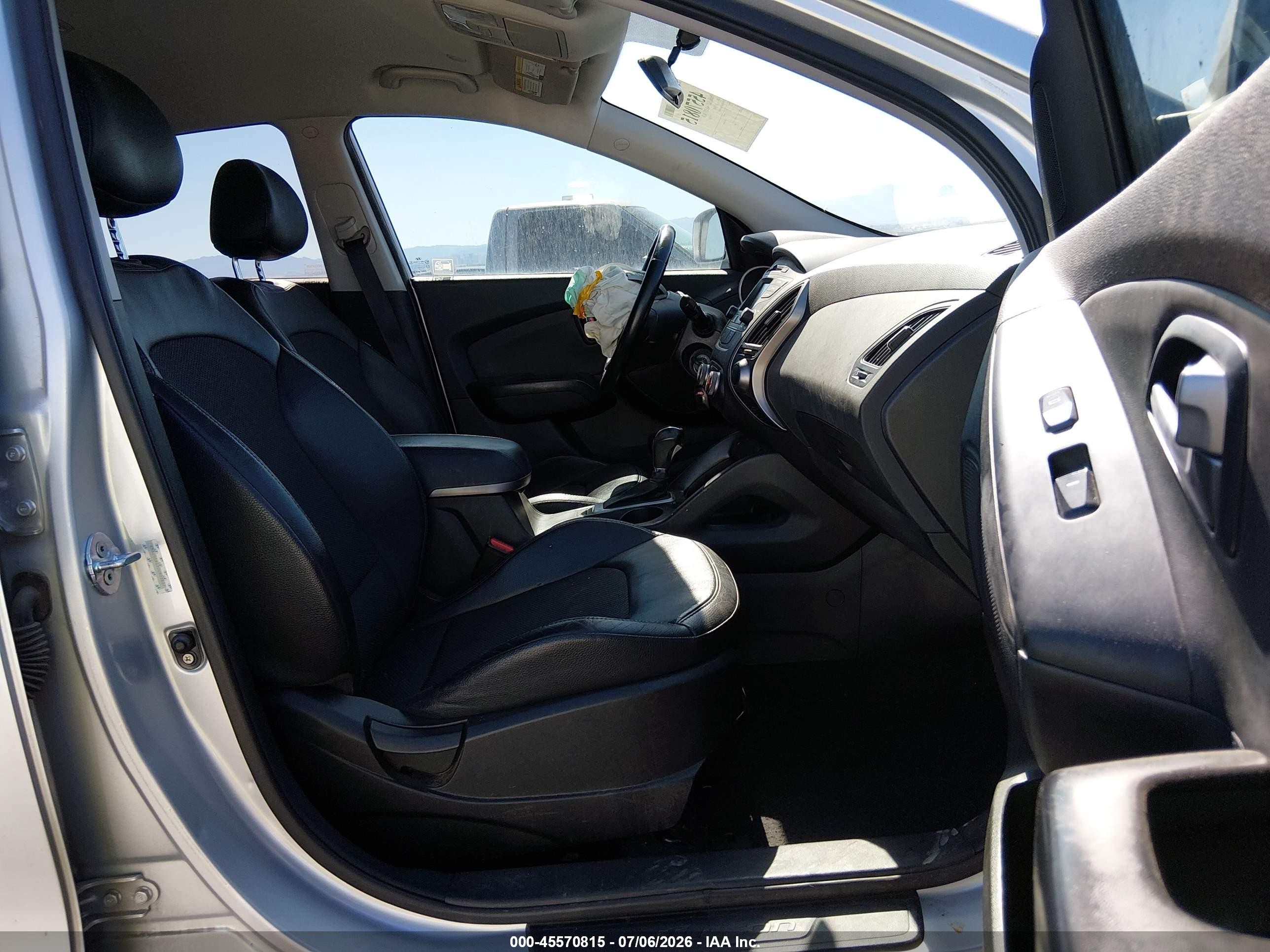 2014 Hyundai Tucson Se Gray vin: KM8JU3AG3EU803807