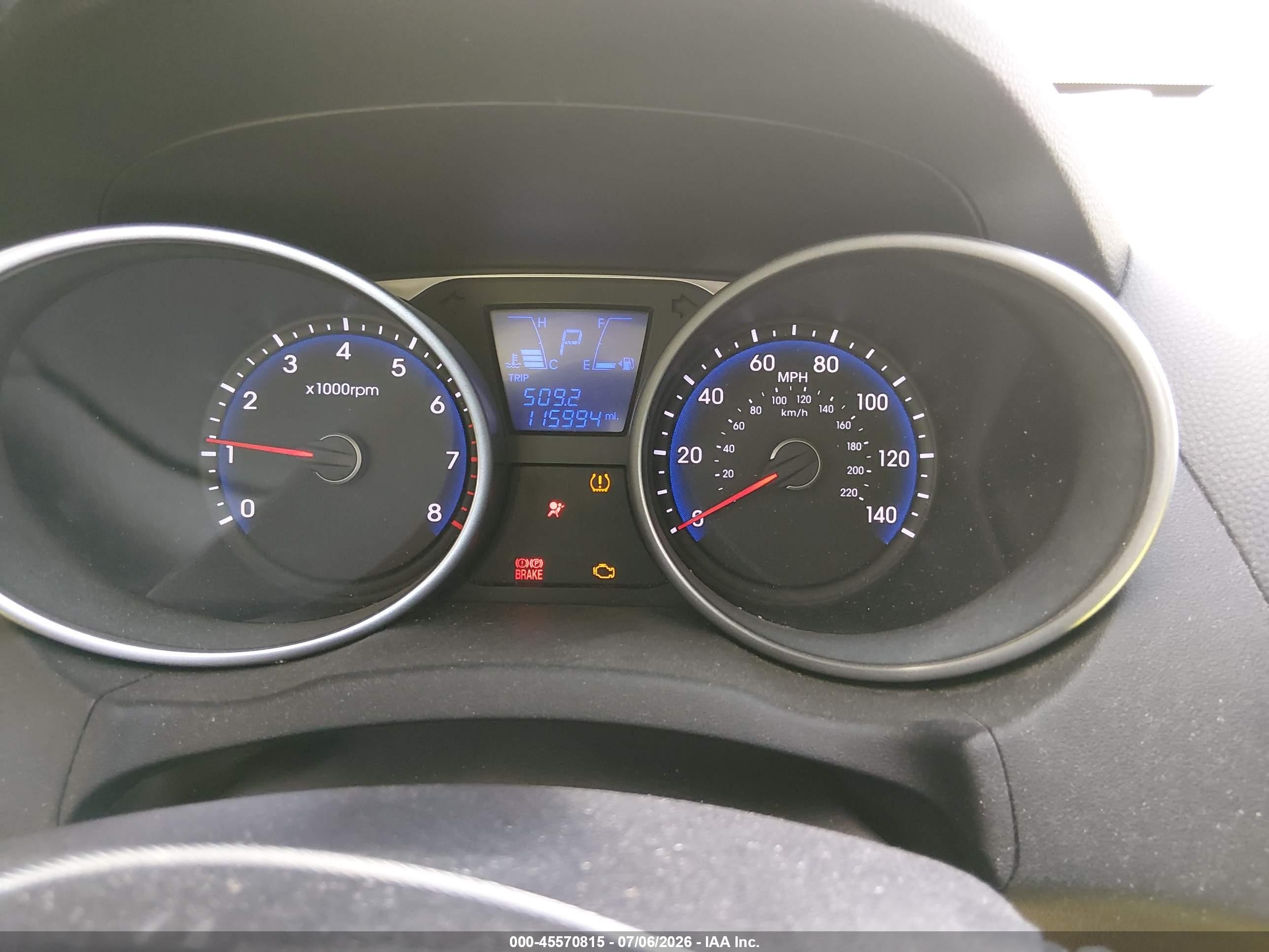 2014 Hyundai Tucson Se Gray vin: KM8JU3AG3EU803807