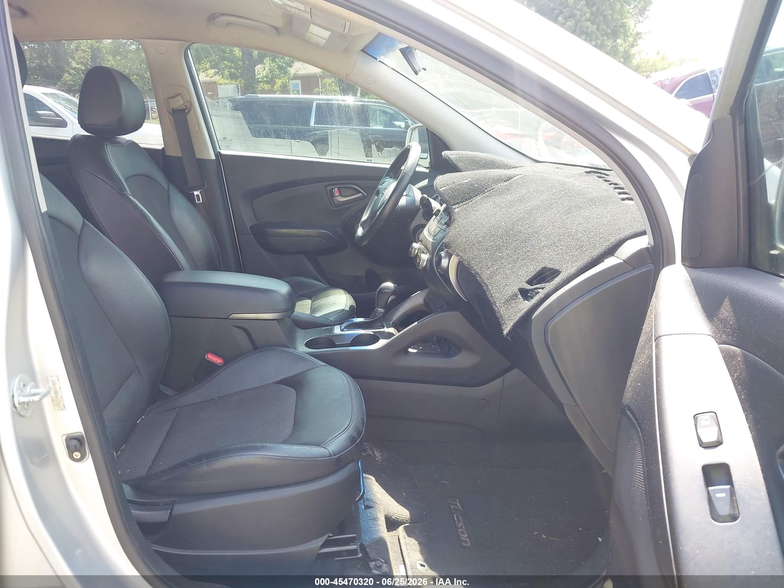 2014 Hyundai Tucson Se Silver vin: KM8JU3AG3EU833096