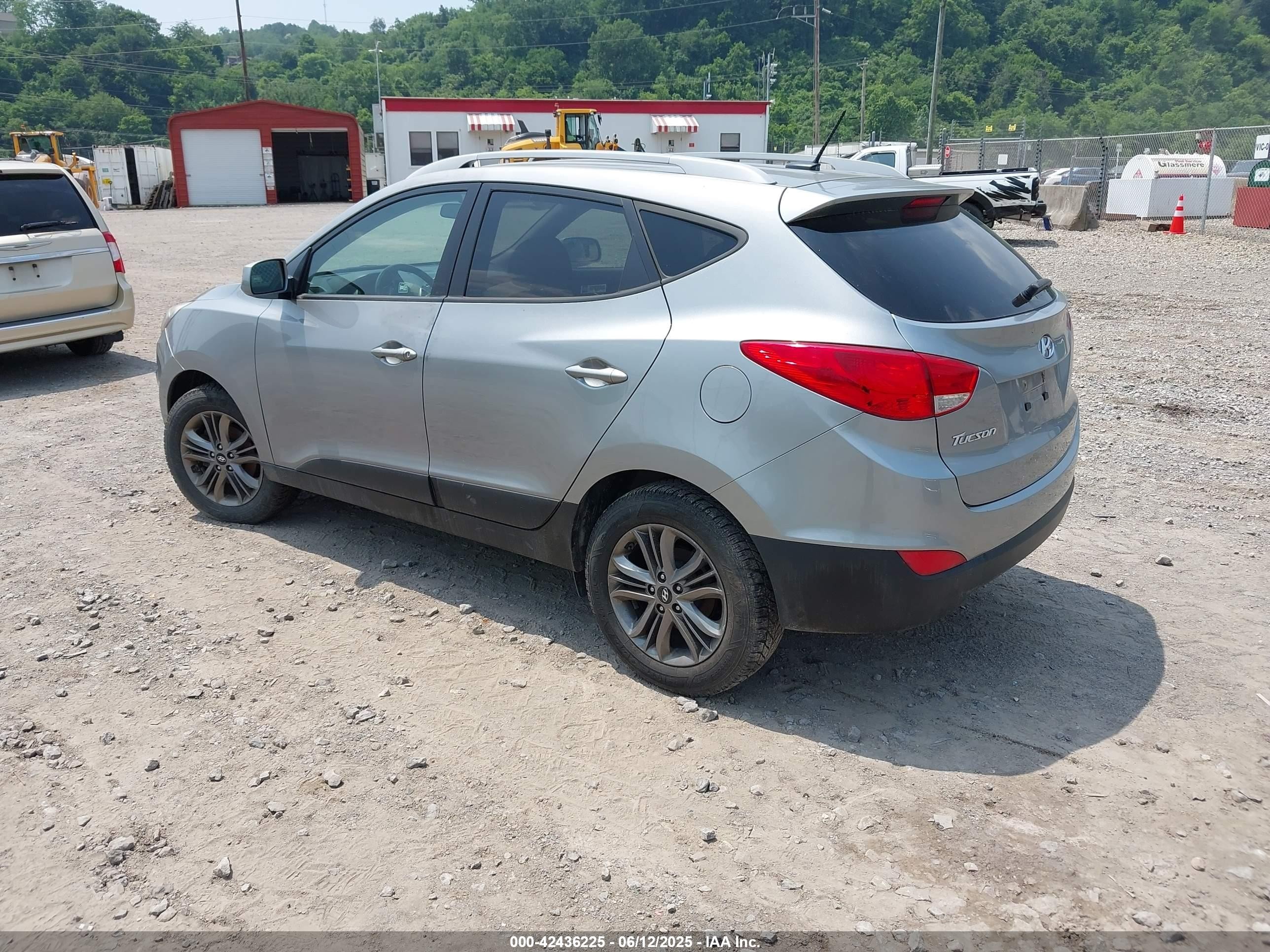 2014 Hyundai Tucson Se Silver vin: KM8JU3AG3EU836290