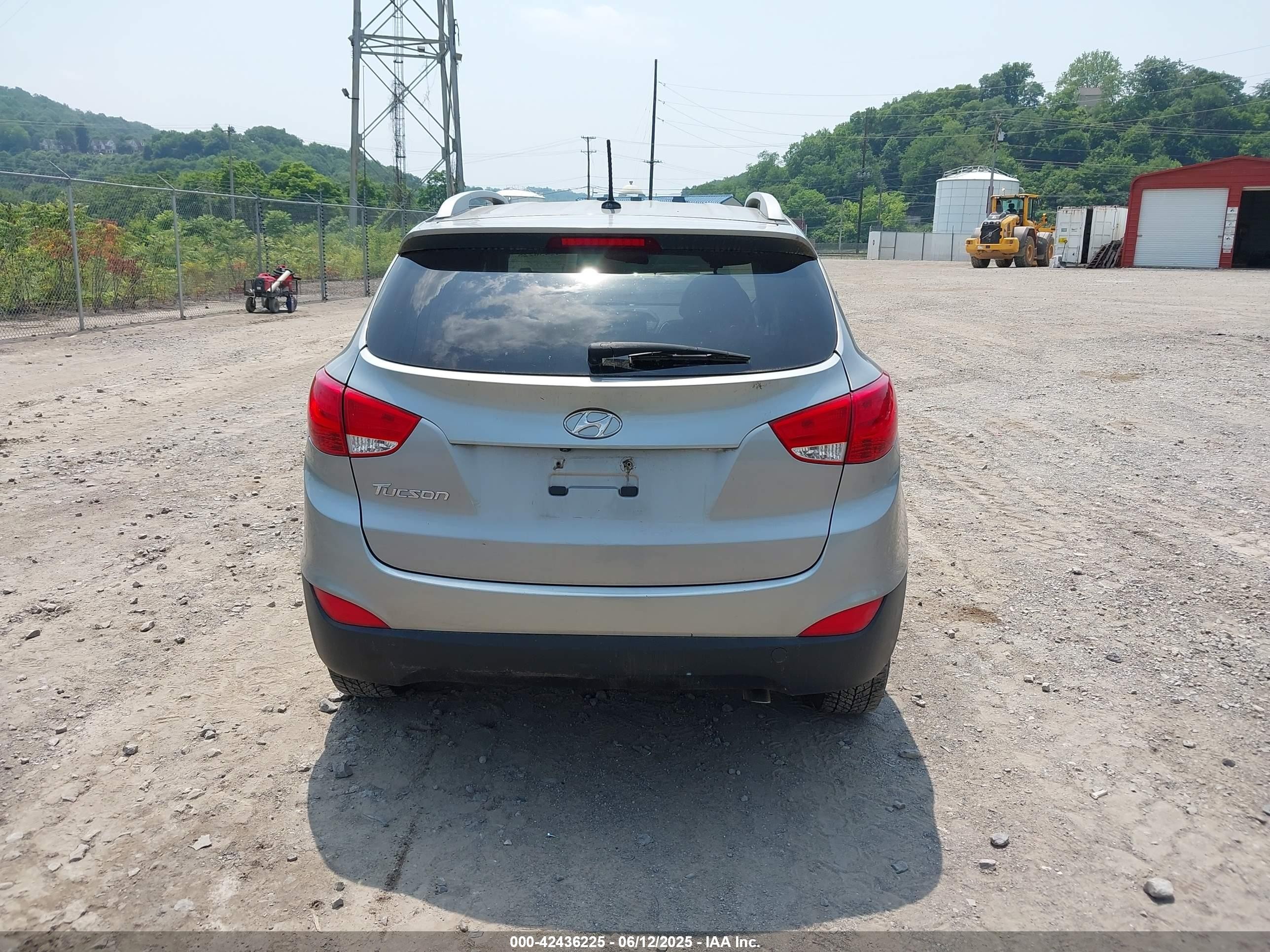 2014 Hyundai Tucson Se Silver vin: KM8JU3AG3EU836290