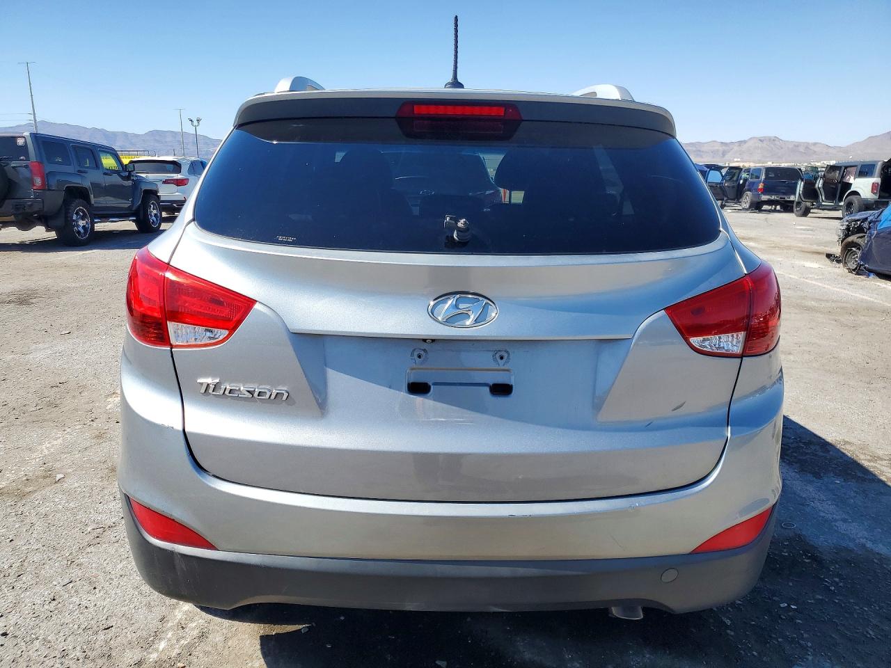 2014 Hyundai Tucson Se Silver vin: KM8JU3AG3EU839111