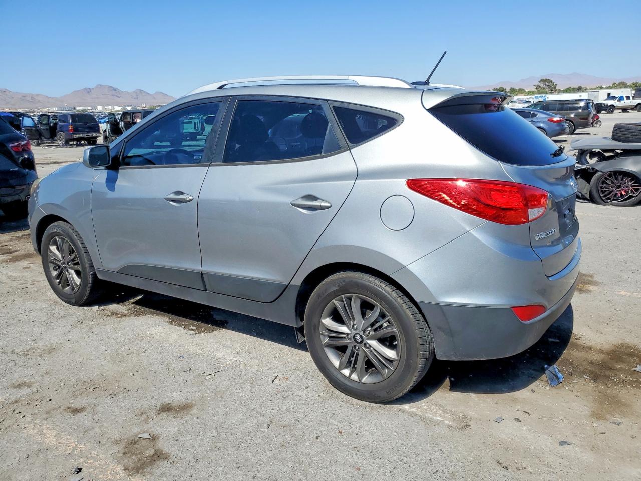 2014 Hyundai Tucson Se Silver vin: KM8JU3AG3EU839111