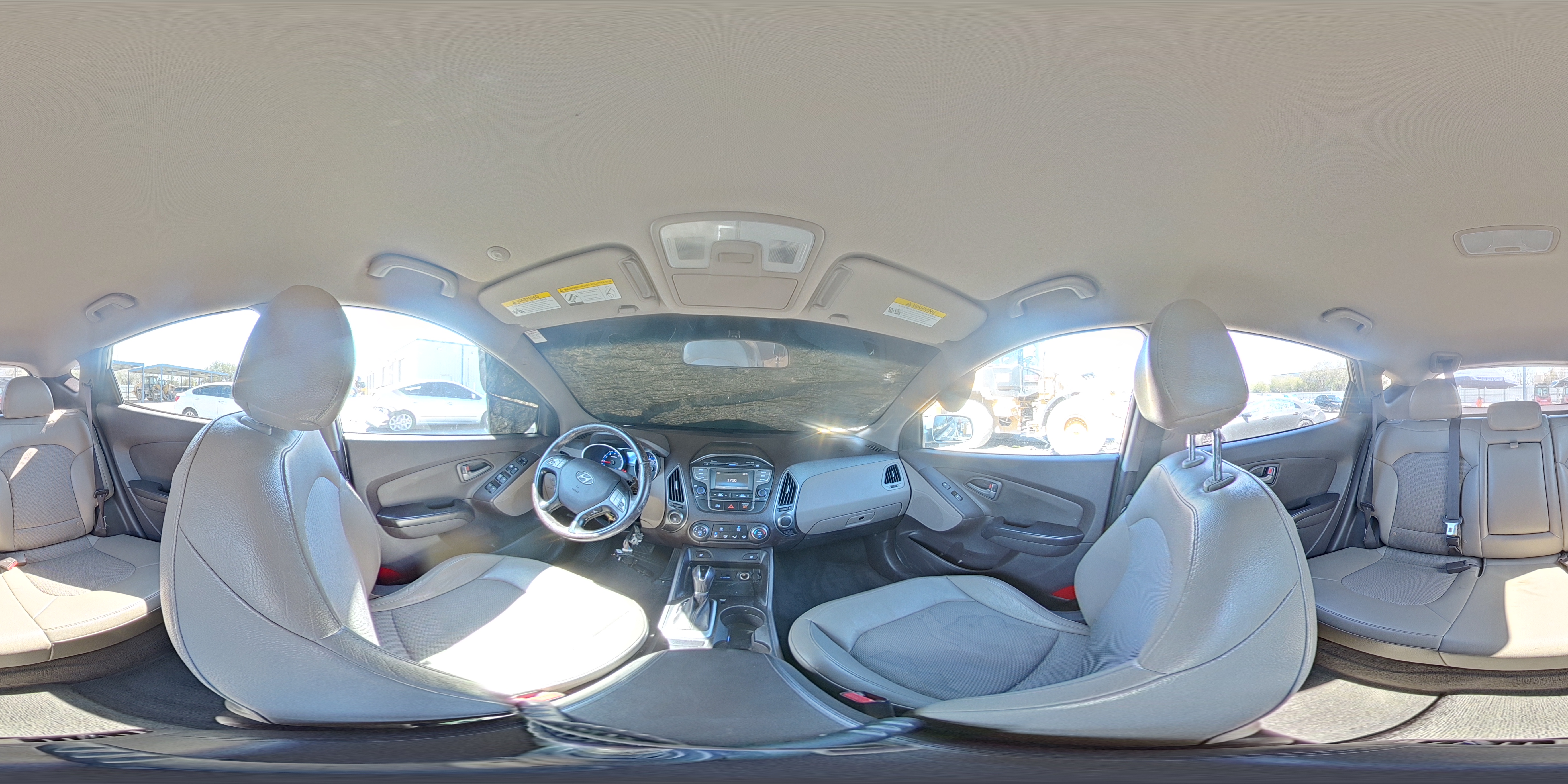 2014 Hyundai Tucson Se Silver vin: KM8JU3AG3EU839111