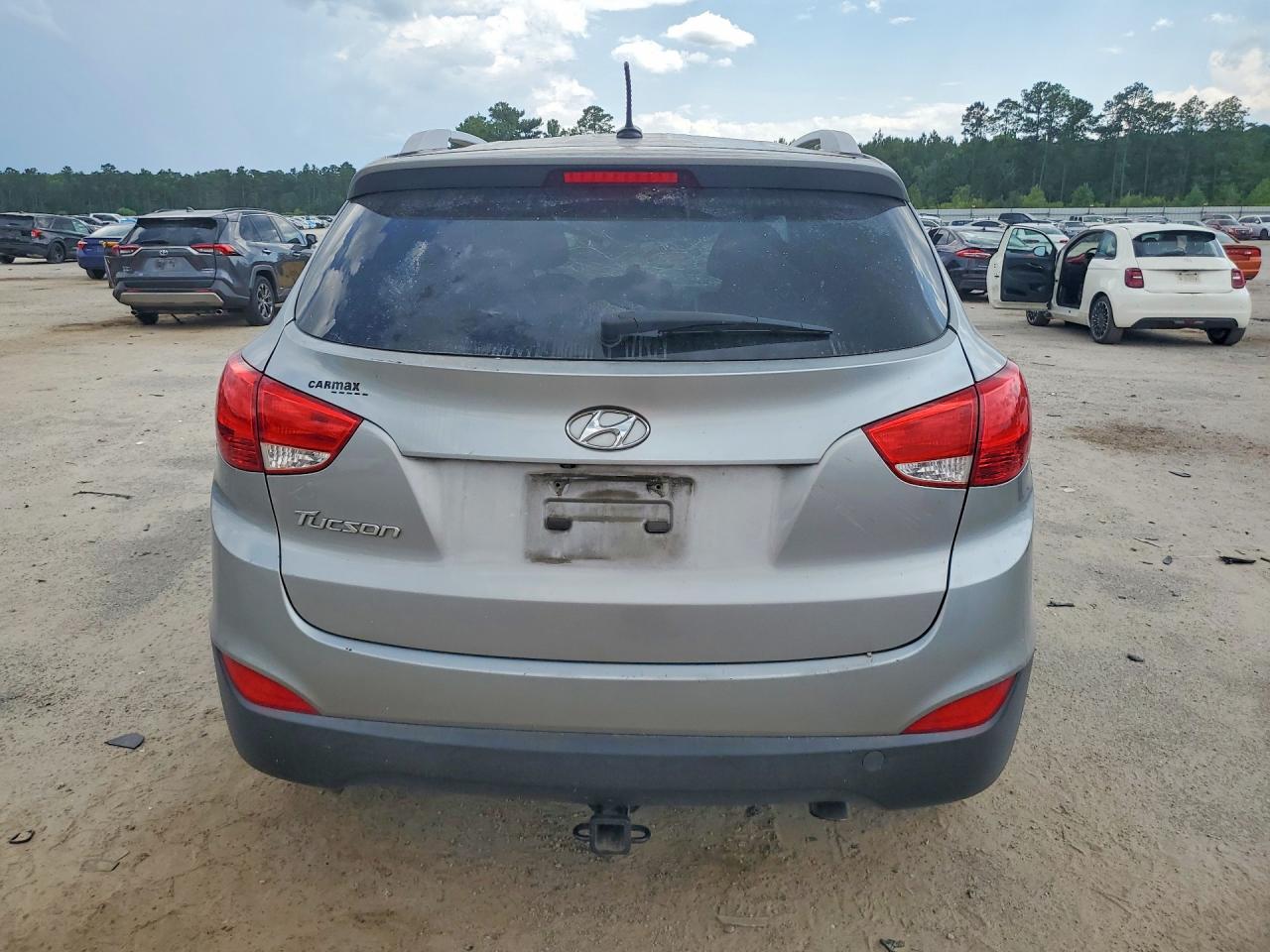 2014 Hyundai Tucson Se Silver vin: KM8JU3AG3EU878233