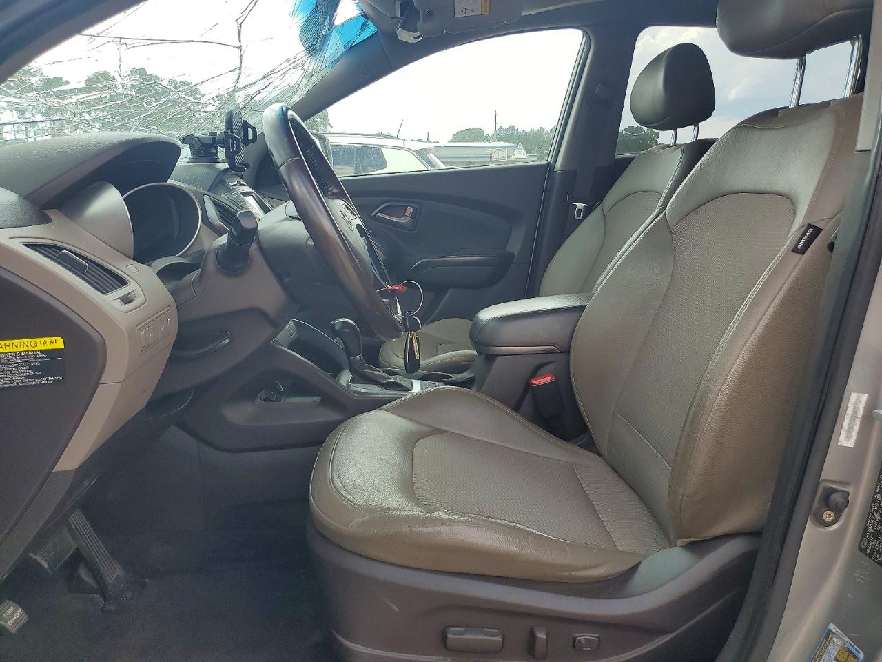 2014 Hyundai Tucson Se Silver vin: KM8JU3AG3EU878233