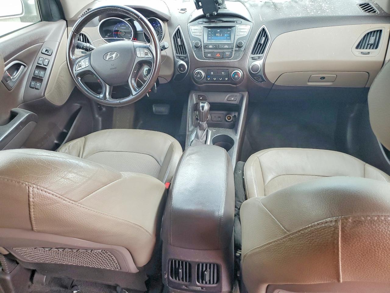 2014 Hyundai Tucson Se Silver vin: KM8JU3AG3EU878233