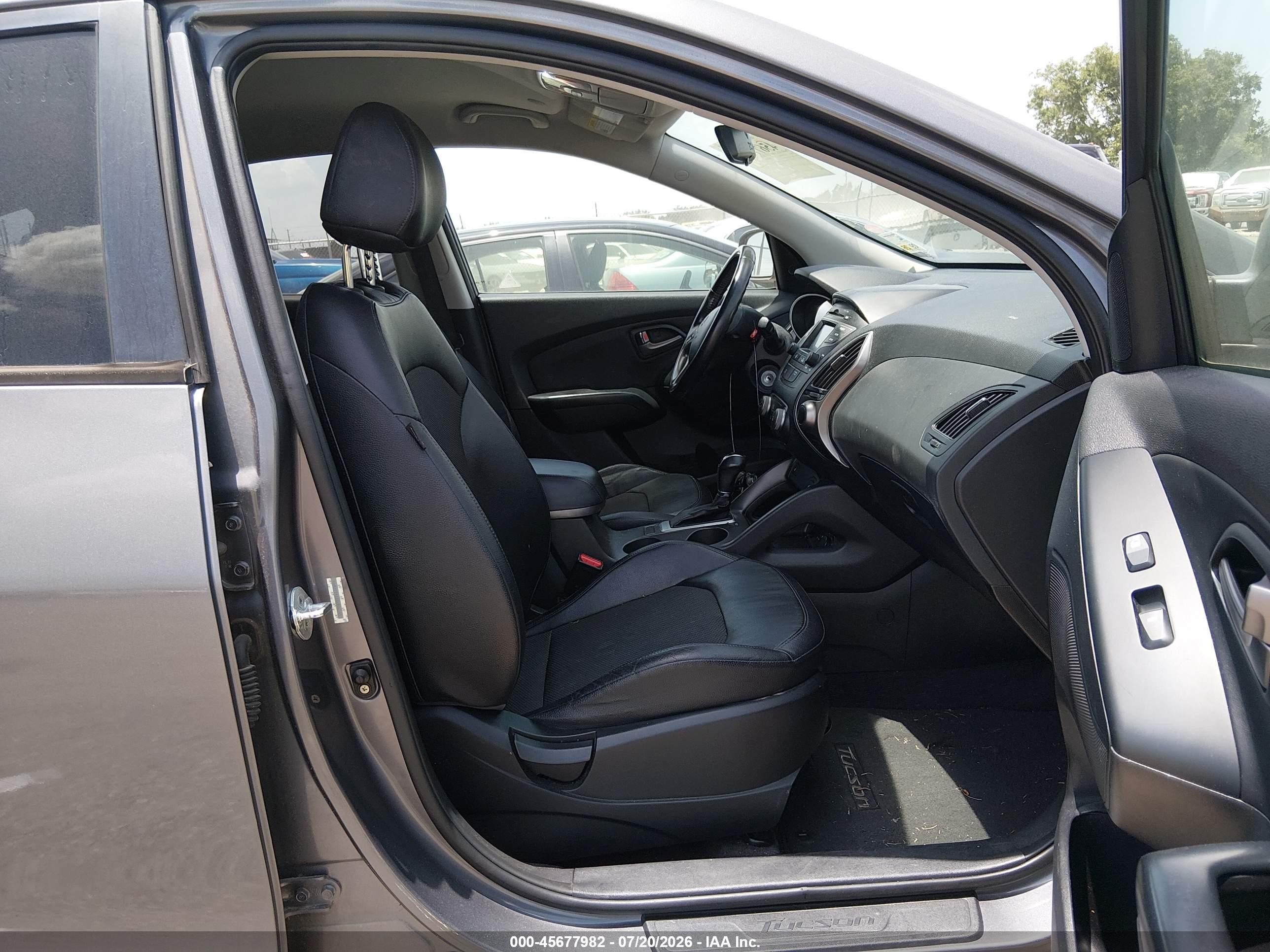 2014 Hyundai Tucson Se Gray vin: KM8JU3AG3EU922165