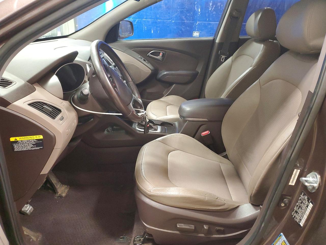 2014 Hyundai Tucson Brown vin: KM8JU3AG3EU934378
