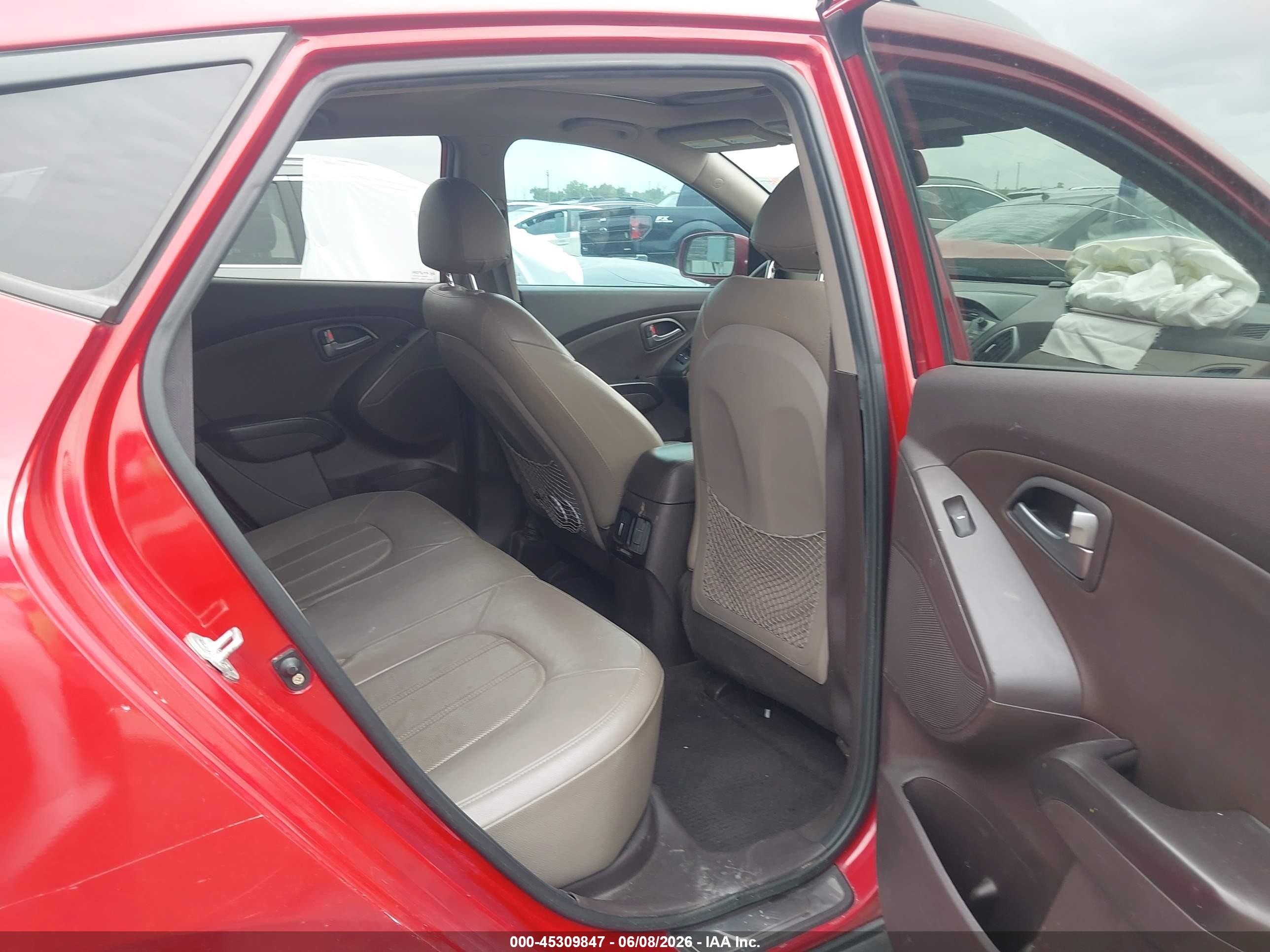 2014 Hyundai Tucson Limited Красный vin: KM8JU3AG3EU938950