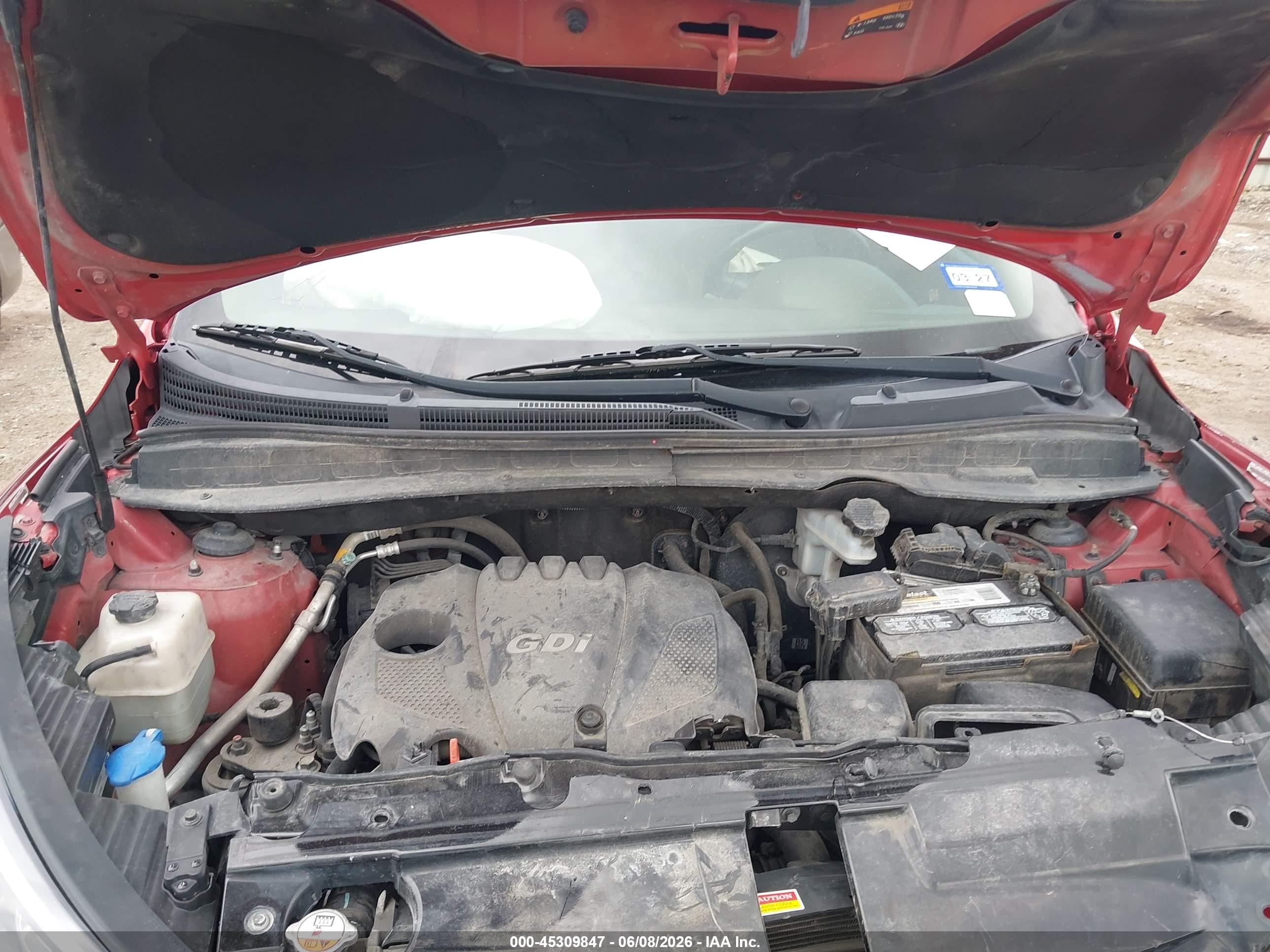 2014 Hyundai Tucson Limited Красный vin: KM8JU3AG3EU938950