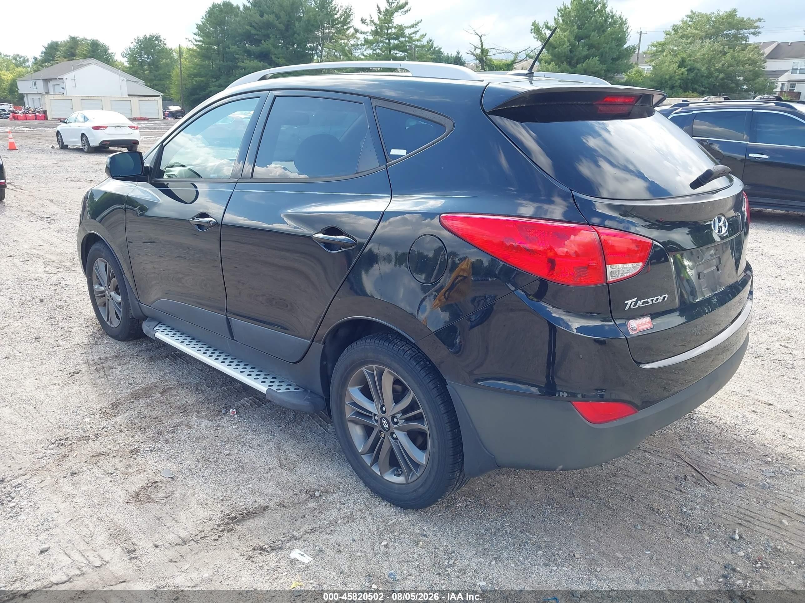 2015 Hyundai Tucson Se Black vin: KM8JU3AG3FU038812