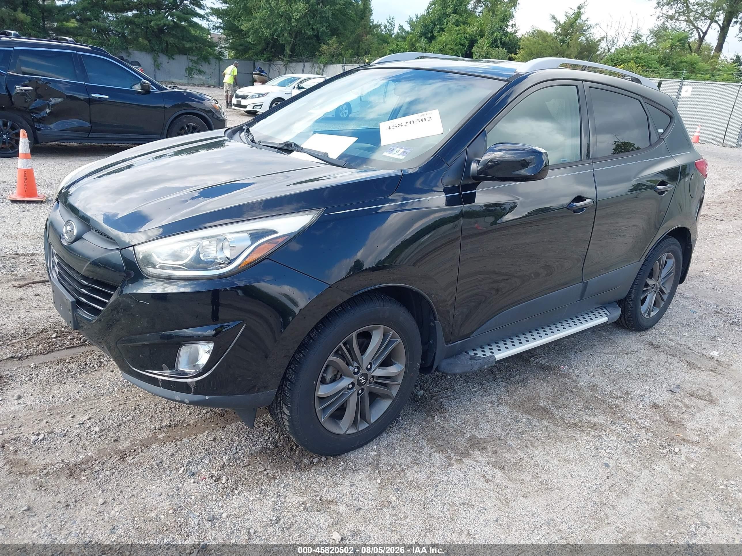 2015 Hyundai Tucson Se Black vin: KM8JU3AG3FU038812
