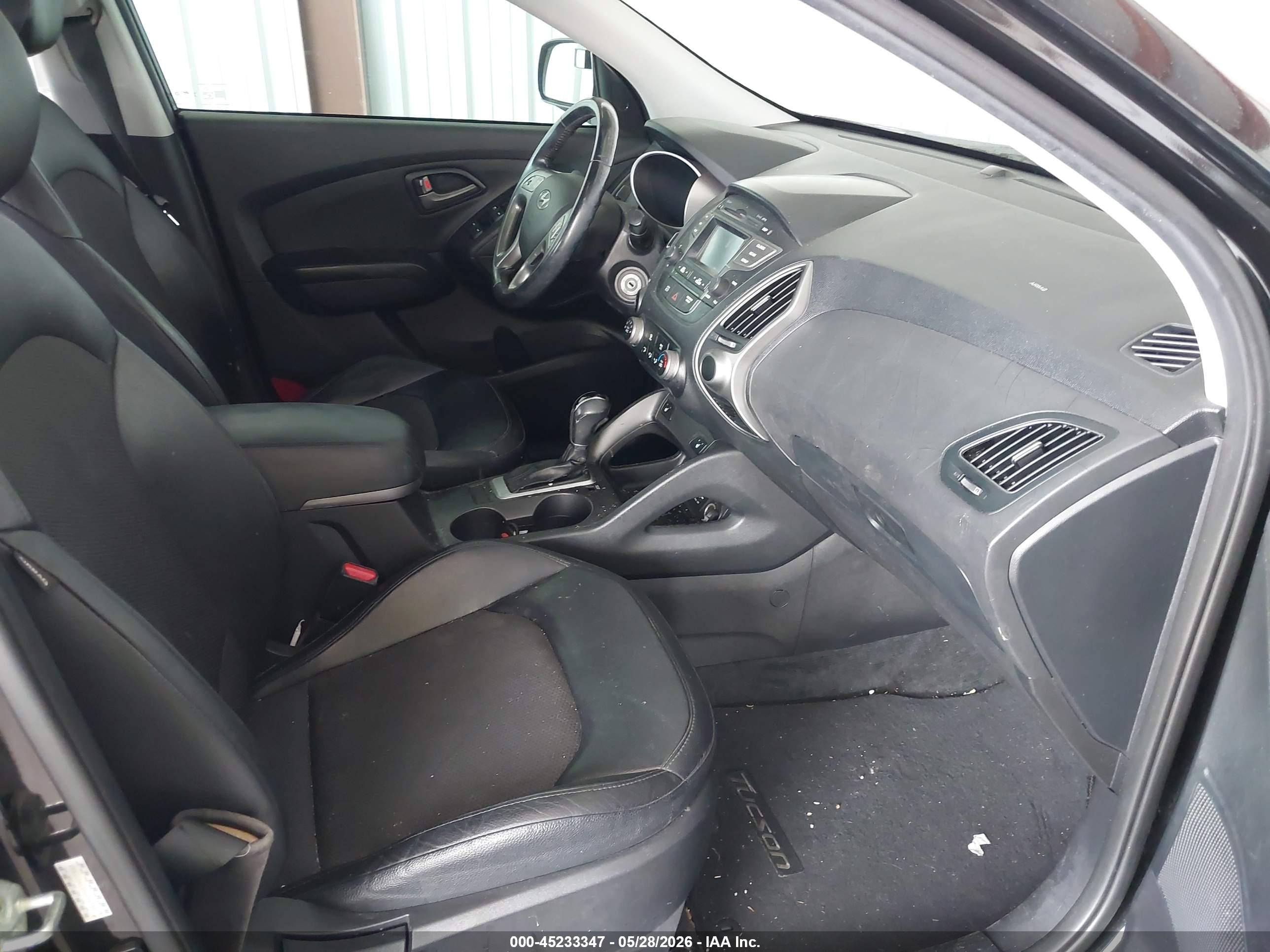 2015 Hyundai Tucson Se Черный vin: KM8JU3AG3FU054766