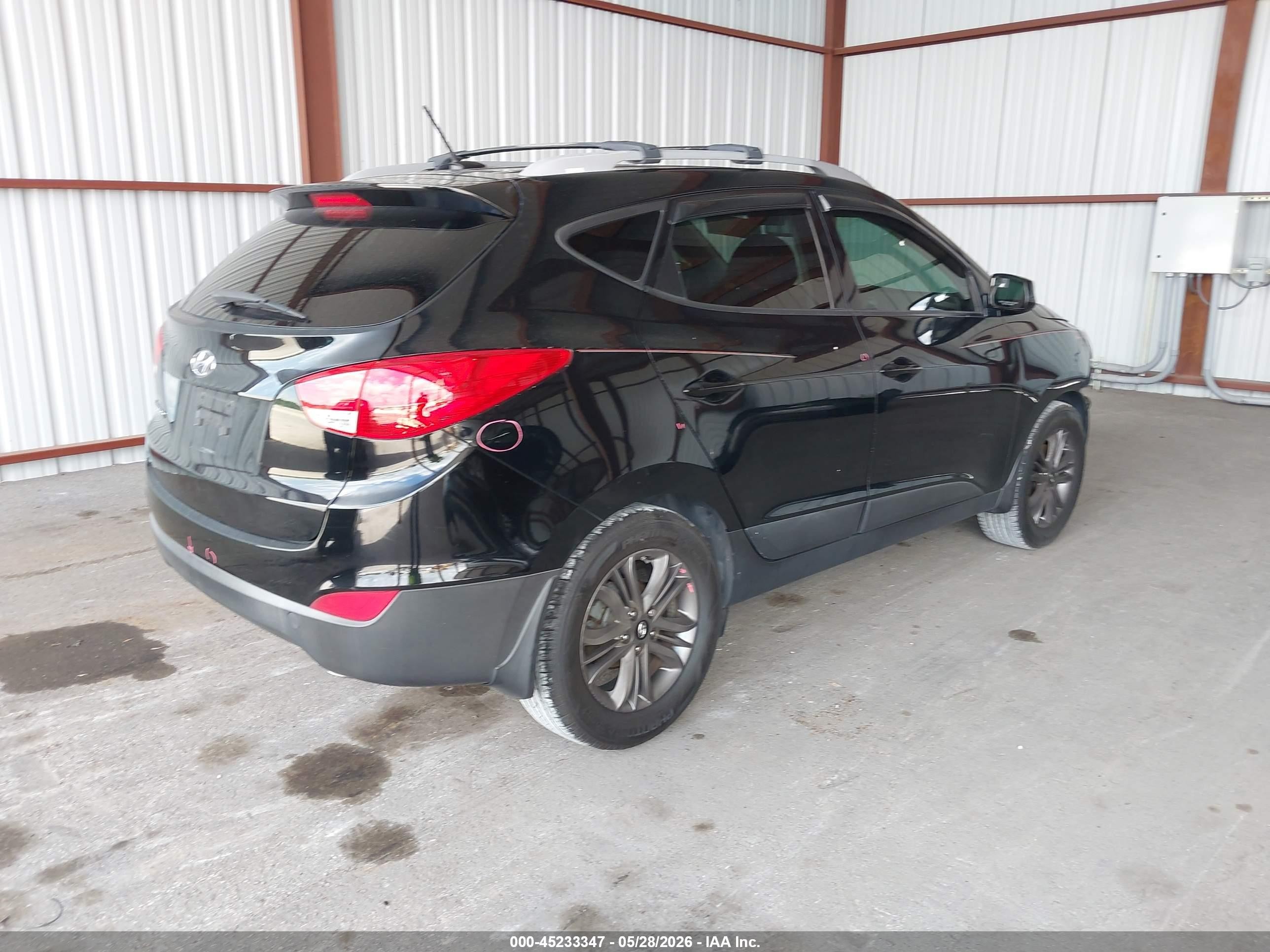 2015 Hyundai Tucson Se Черный vin: KM8JU3AG3FU054766