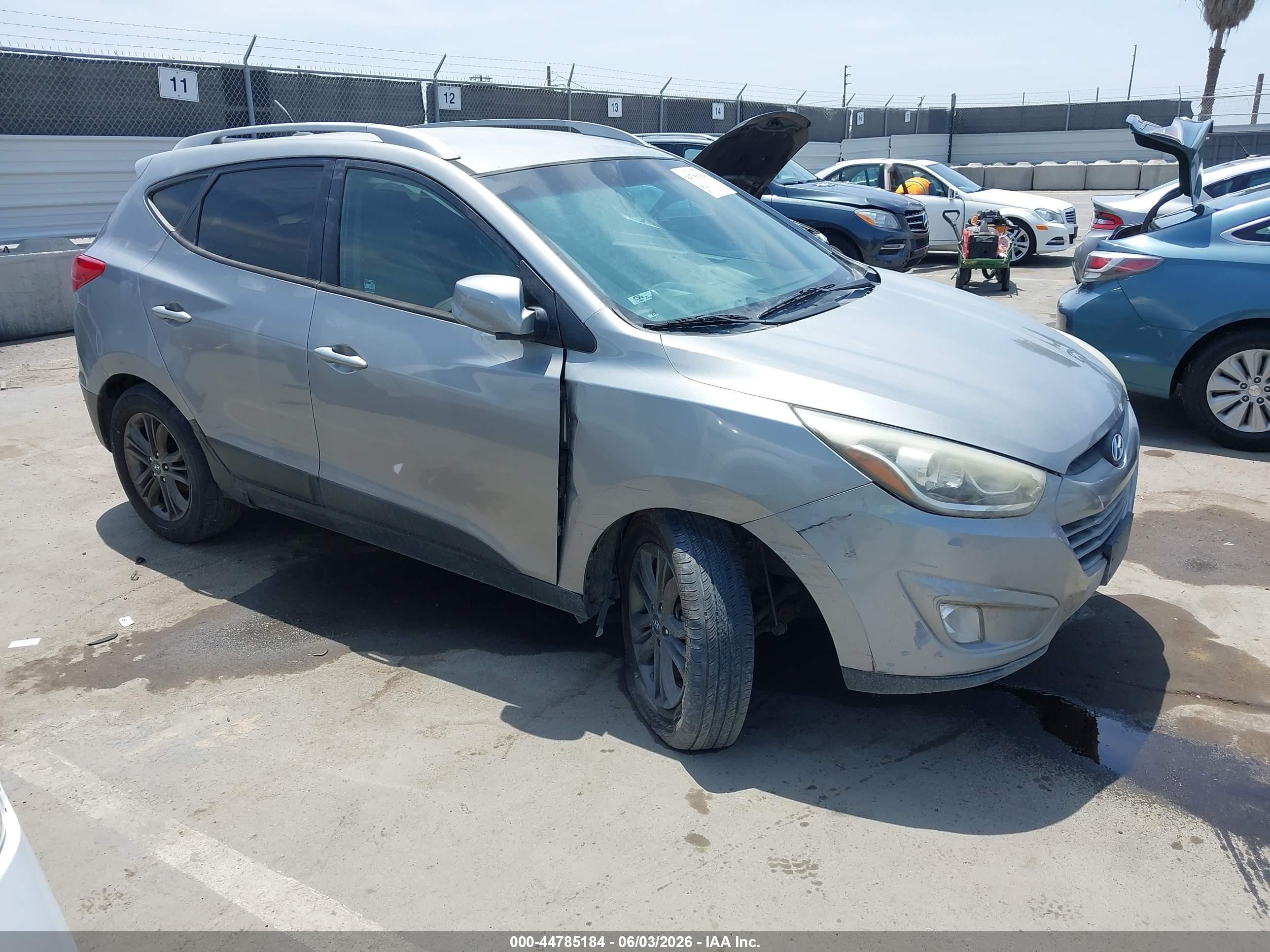 2015 Hyundai Tucson Se Silver vin: KM8JU3AG3FU059529