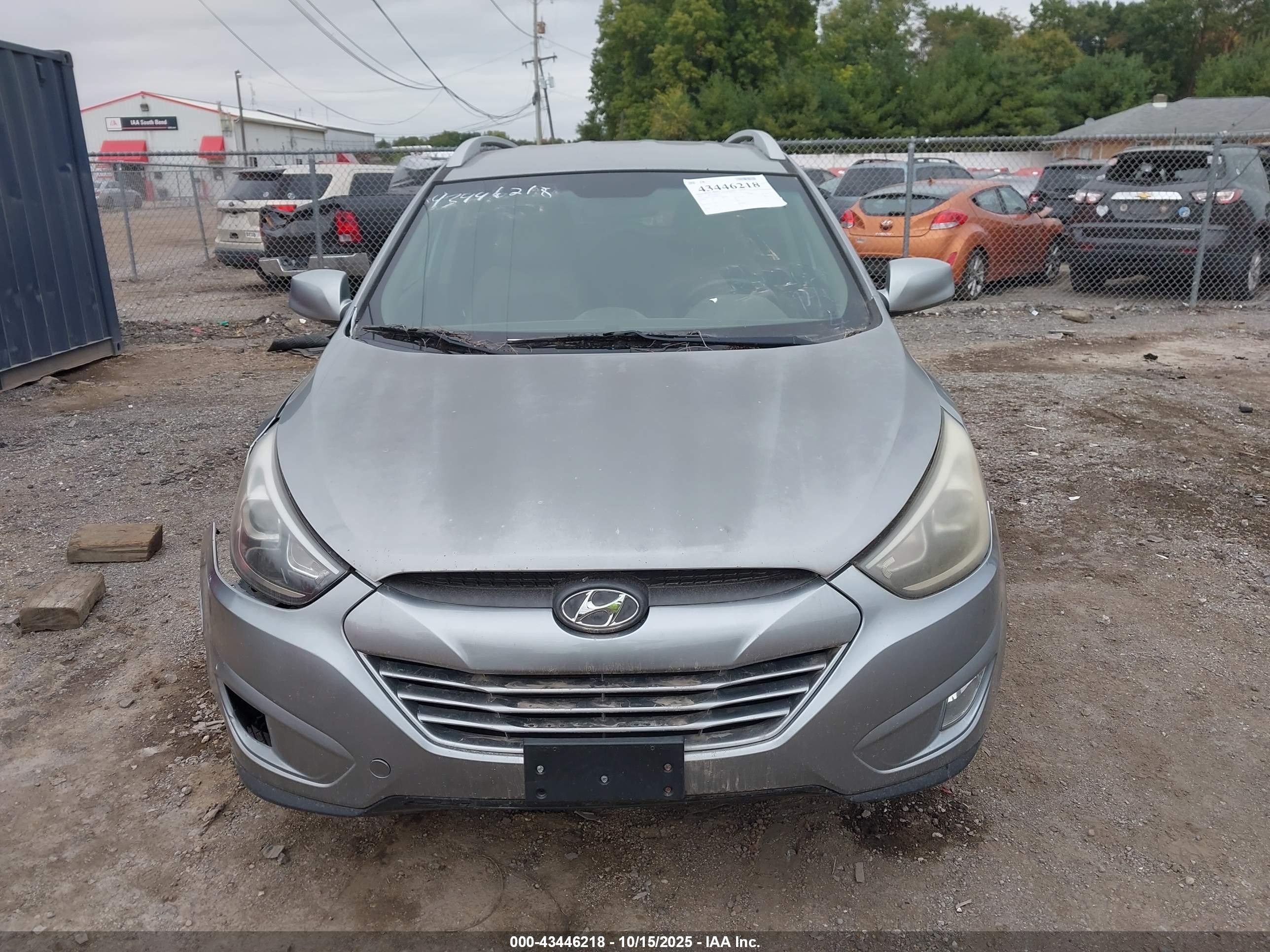 2015 Hyundai Tucson Se Silver vin: KM8JU3AG3FU063273