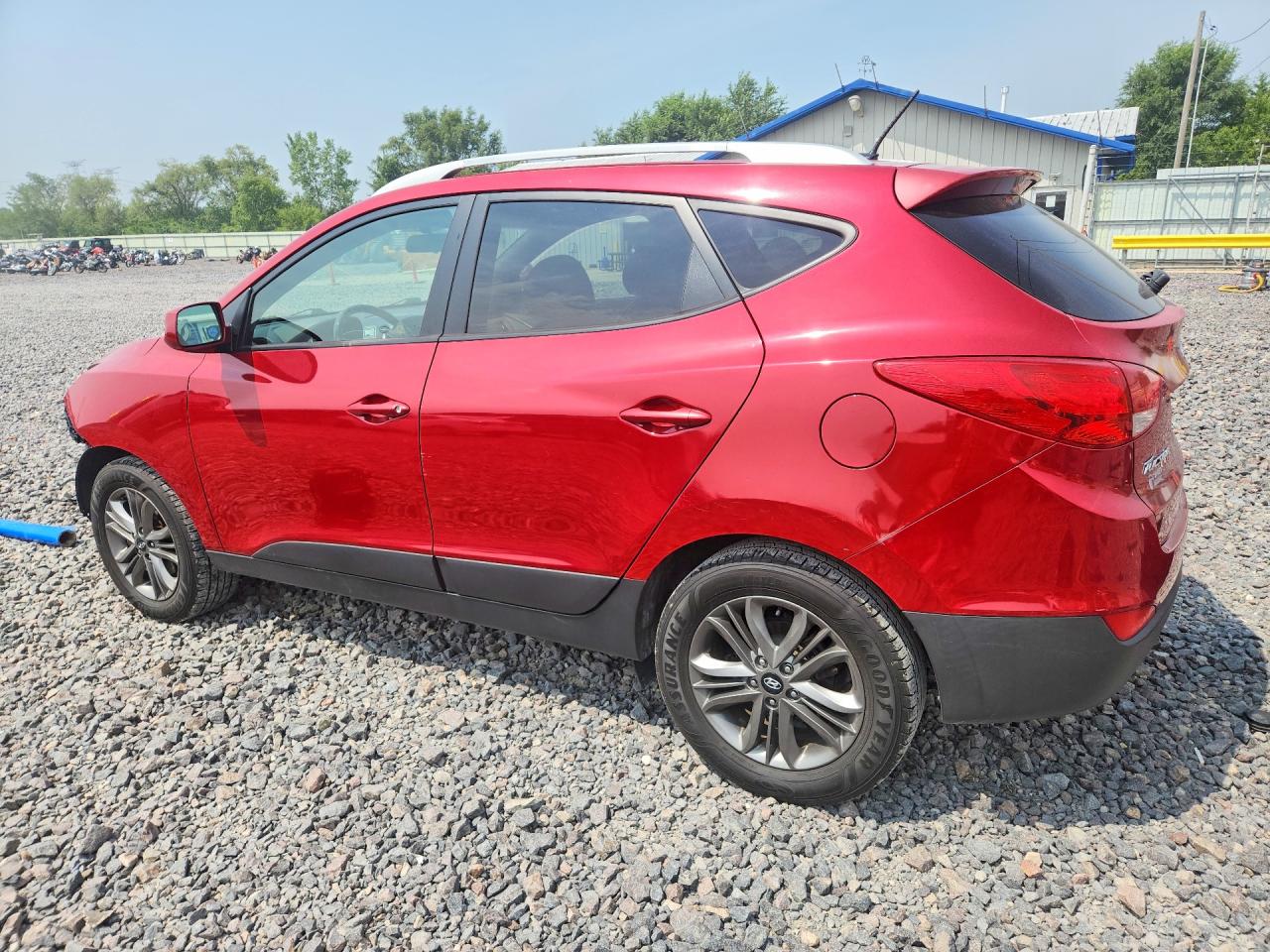 2015 Hyundai Tucson Se Red vin: KM8JU3AG3FU098007
