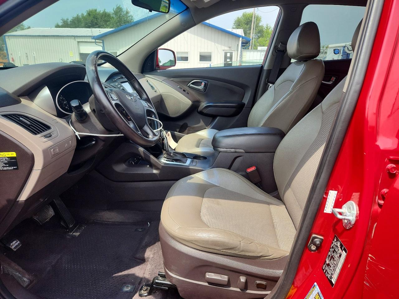 2015 Hyundai Tucson Se Red vin: KM8JU3AG3FU098007