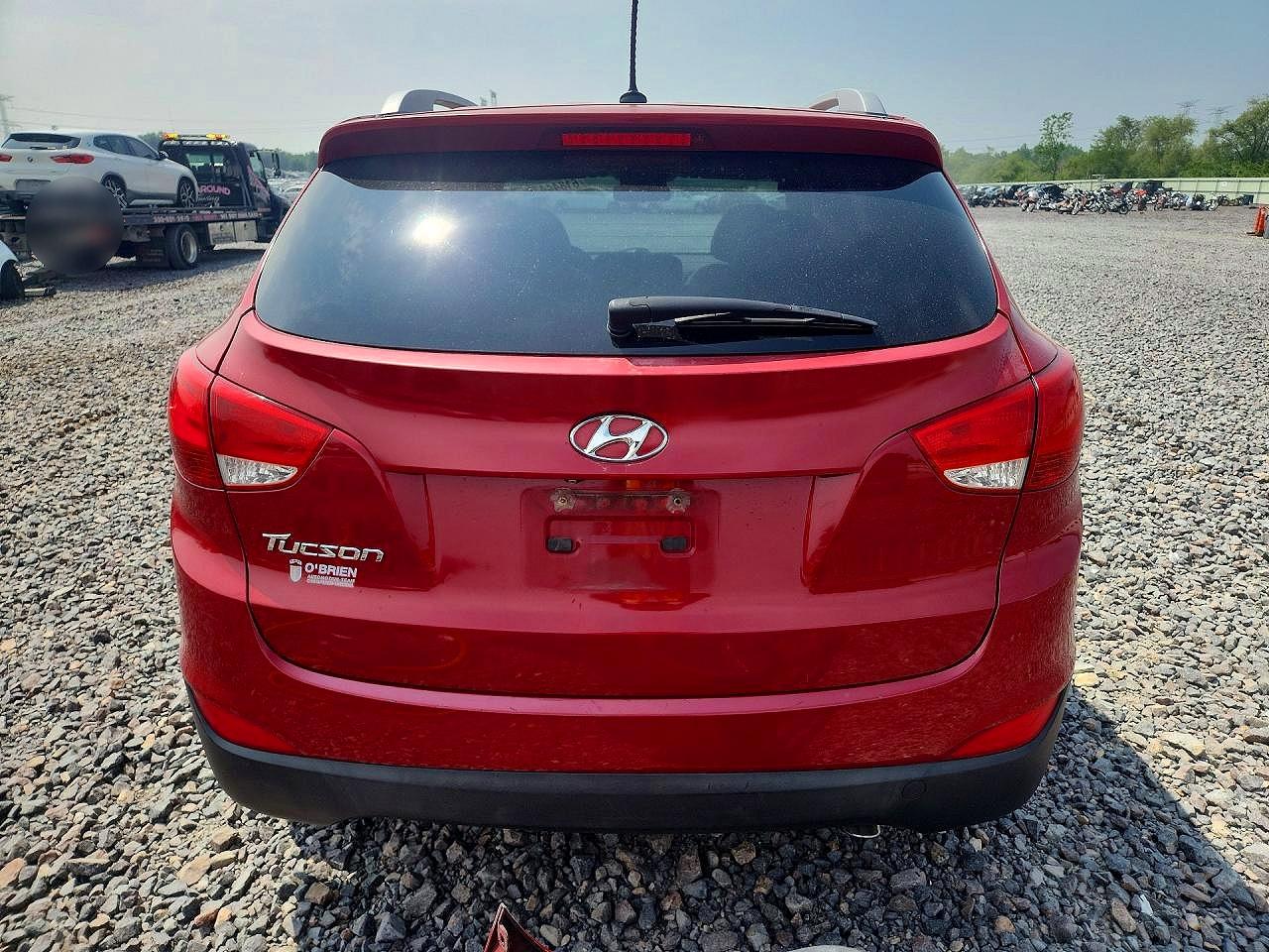 2015 Hyundai Tucson Se Red vin: KM8JU3AG3FU098007
