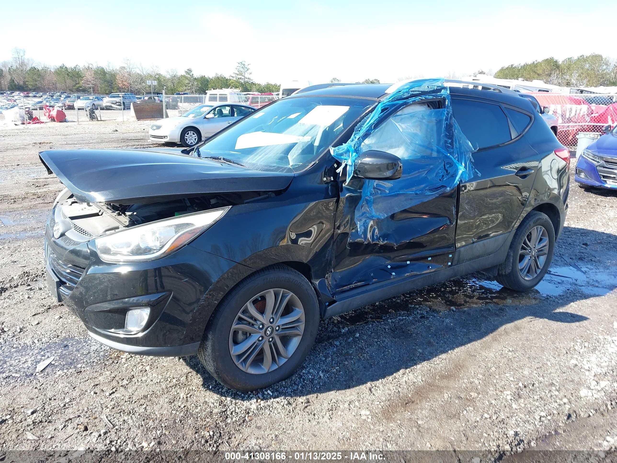 2015 Hyundai Tucson Se Black vin: KM8JU3AG3FU100791