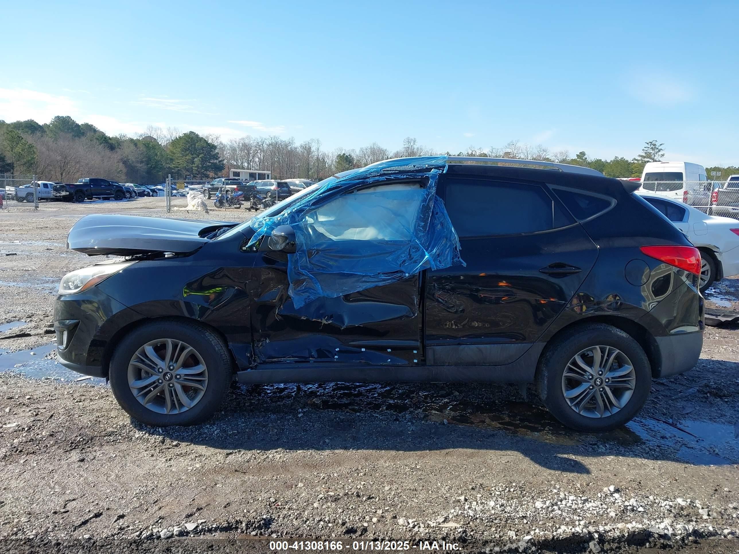 2015 Hyundai Tucson Se Black vin: KM8JU3AG3FU100791