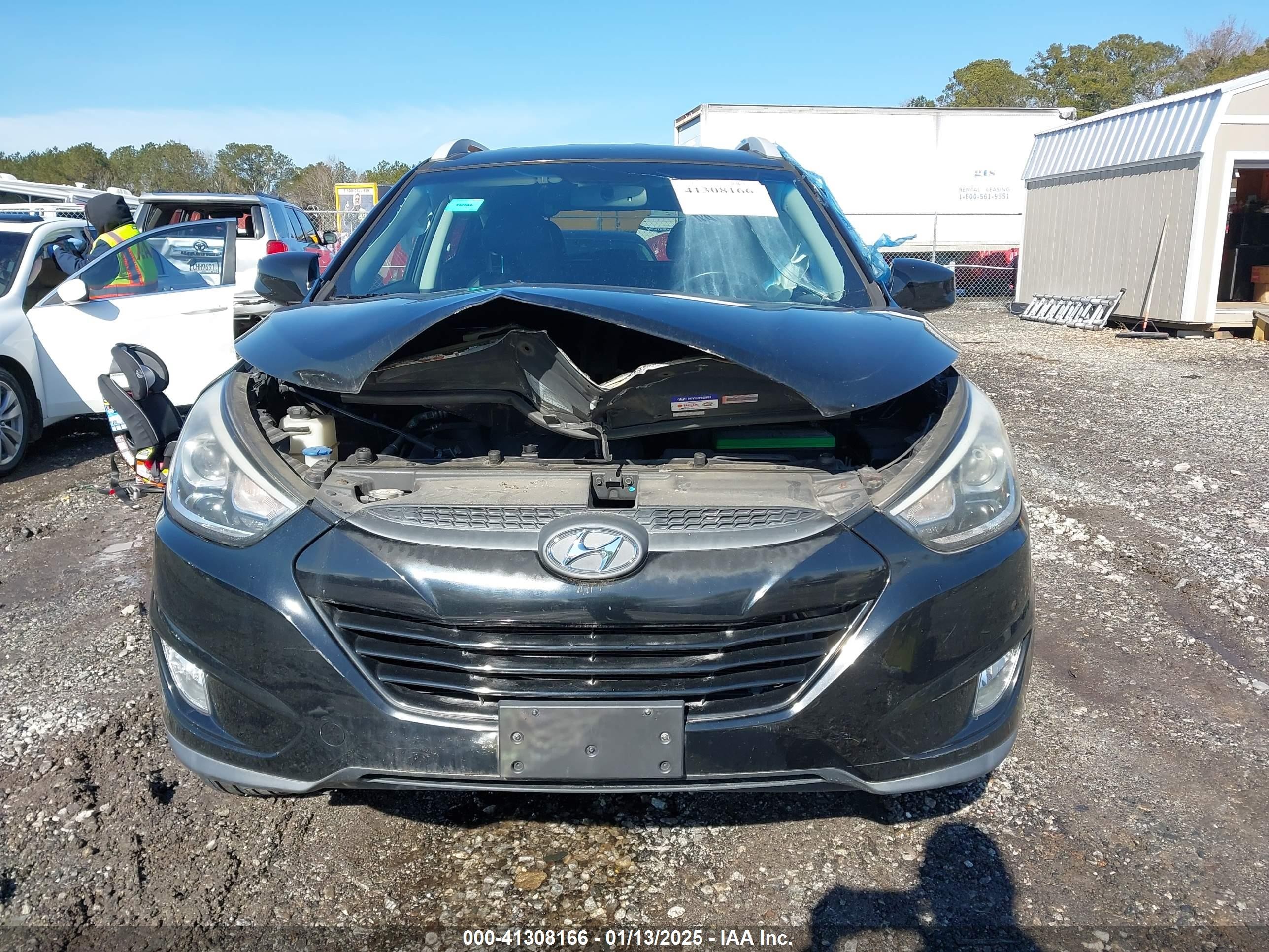 2015 Hyundai Tucson Se Black vin: KM8JU3AG3FU100791