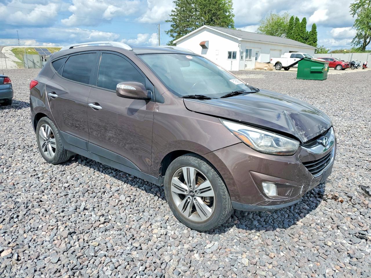 2014 Hyundai Tucson Limited Brown vin: KM8JU3AG4EU798472