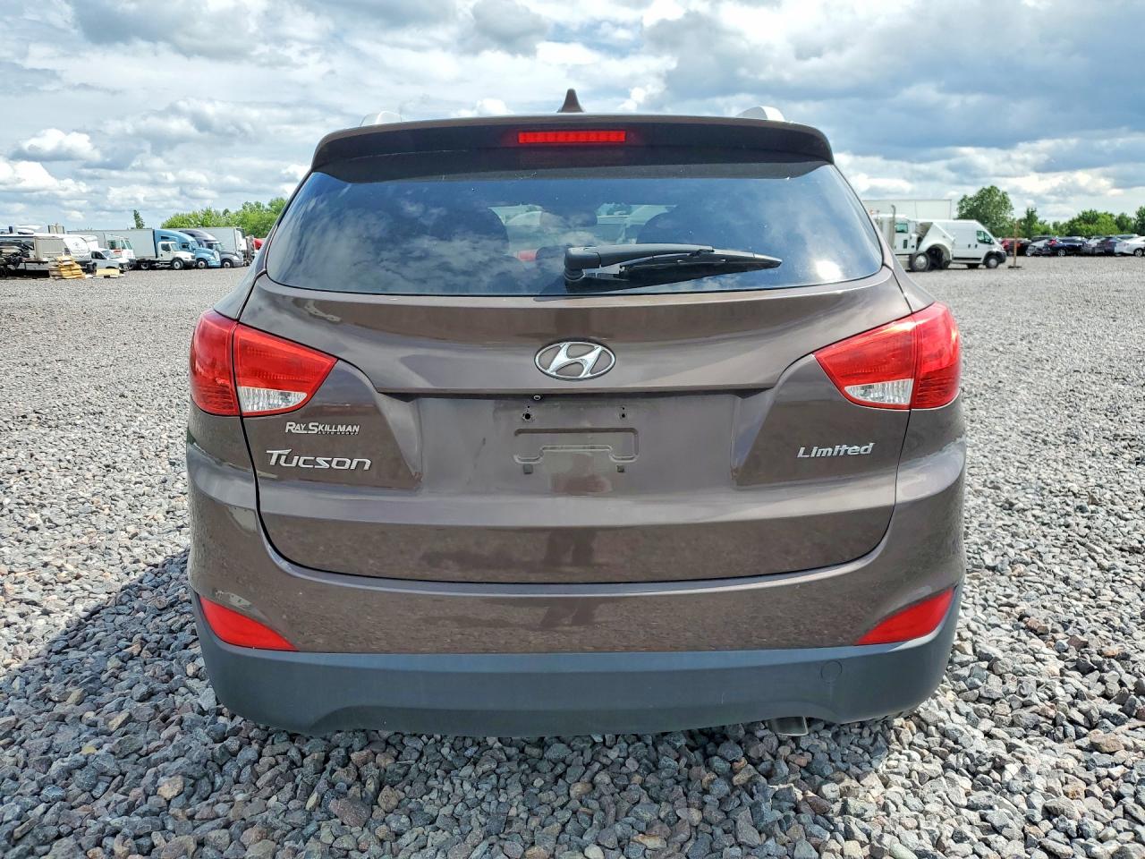 2014 Hyundai Tucson Limited Brown vin: KM8JU3AG4EU798472