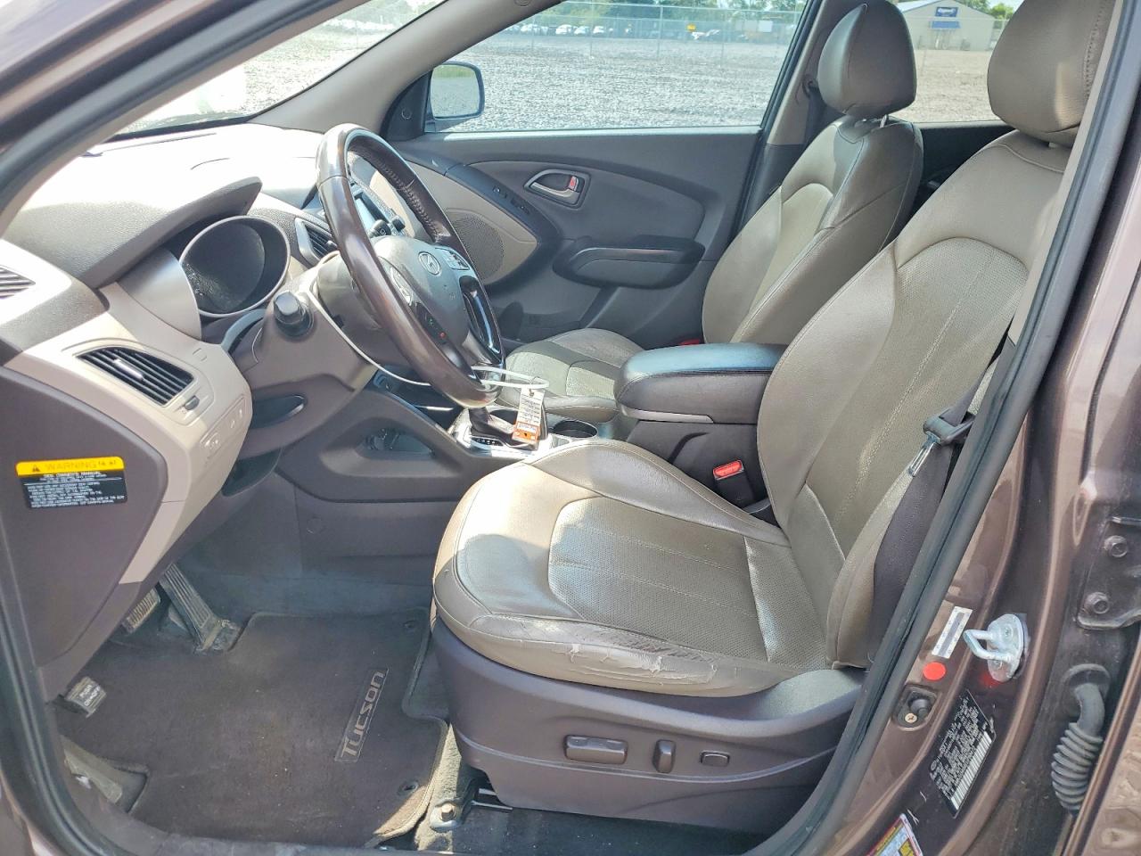 2014 Hyundai Tucson Limited Brown vin: KM8JU3AG4EU798472